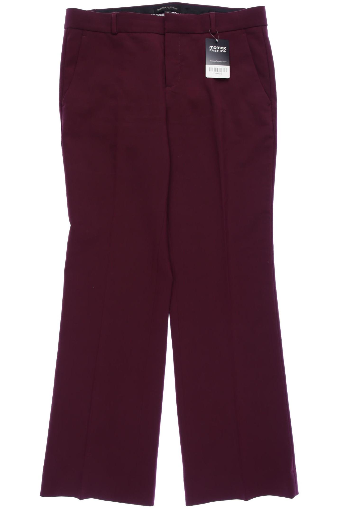 

Banana Republic Damen Stoffhose, bordeaux, Gr. 8