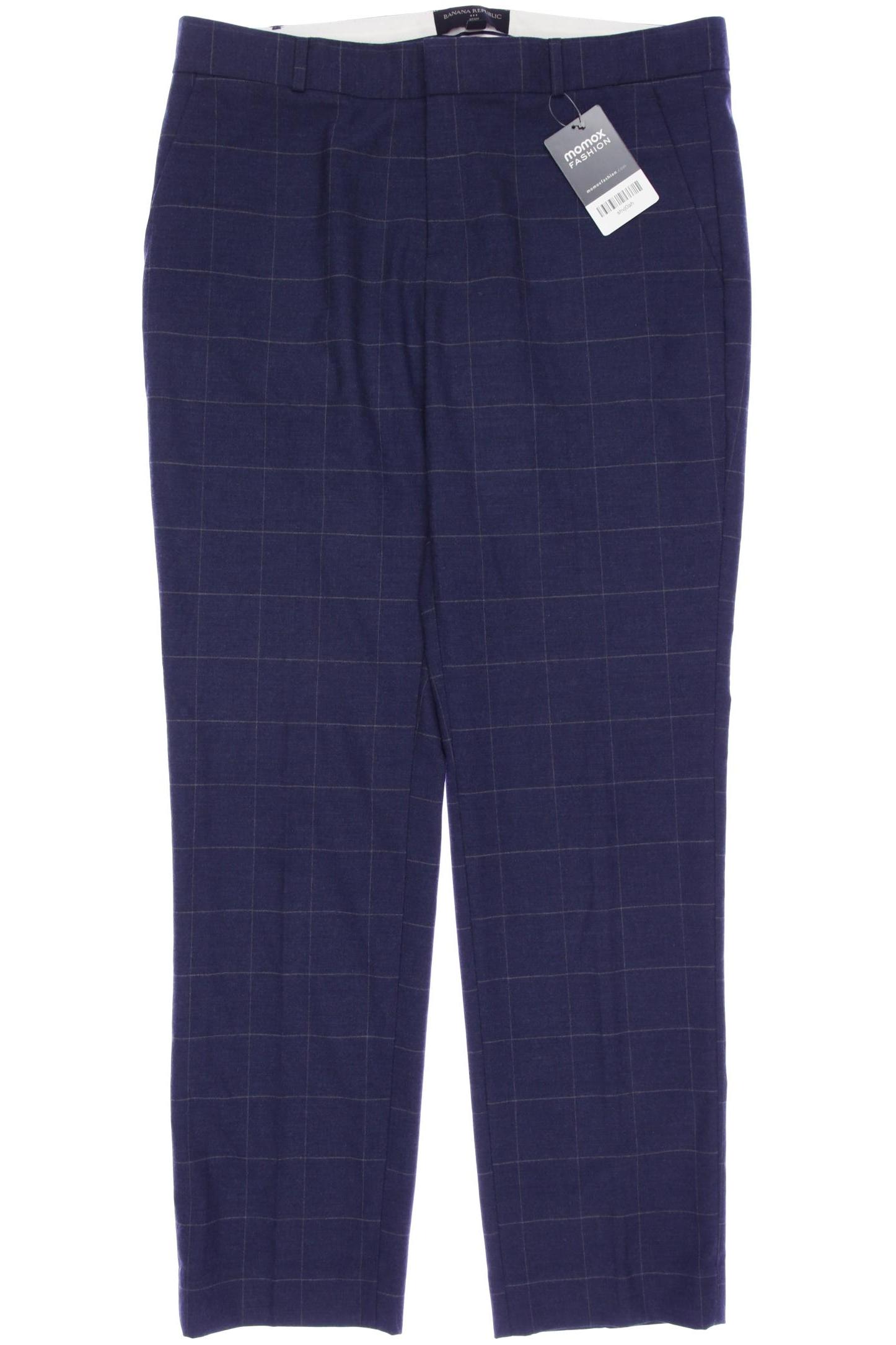 

Banana Republic Damen Stoffhose, blau, Gr. 8