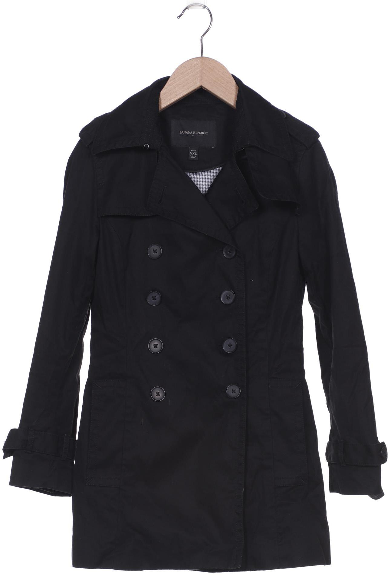 

Banana Republic Damen Mantel, schwarz, Gr. 32