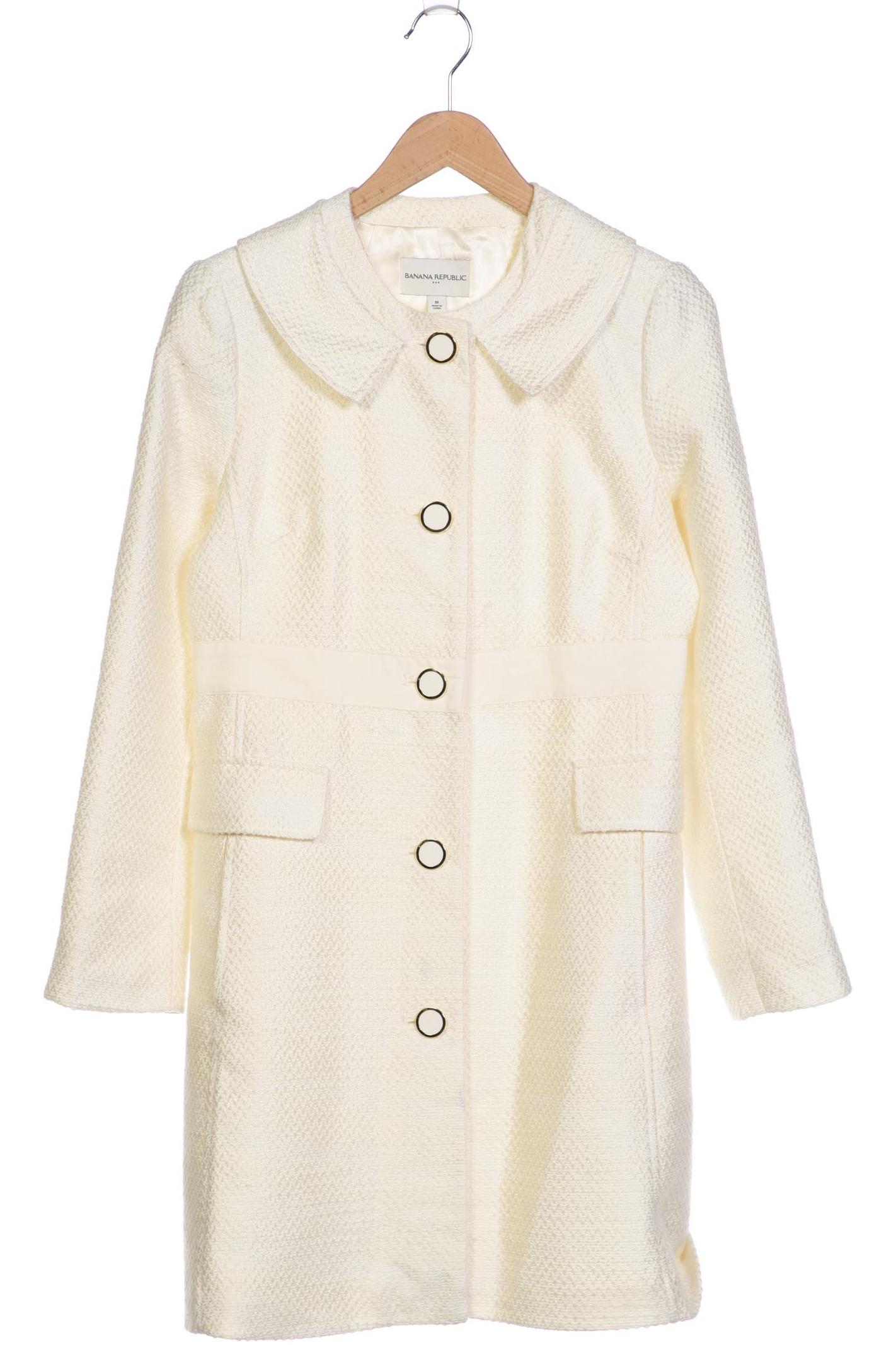 

Banana Republic Damen Mantel, cremeweiß, Gr. 38