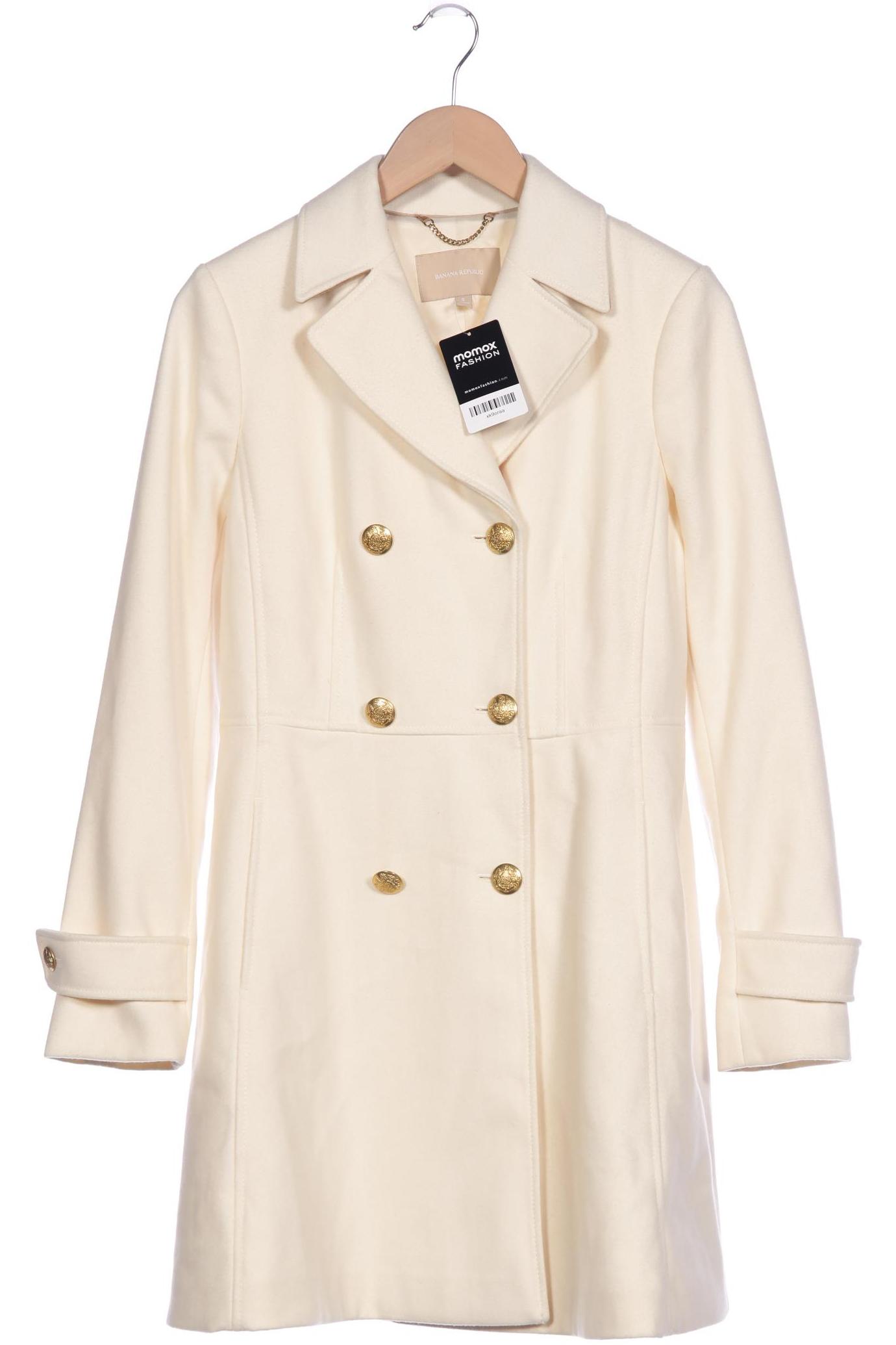 

Banana Republic Damen Mantel, cremeweiß, Gr. 36