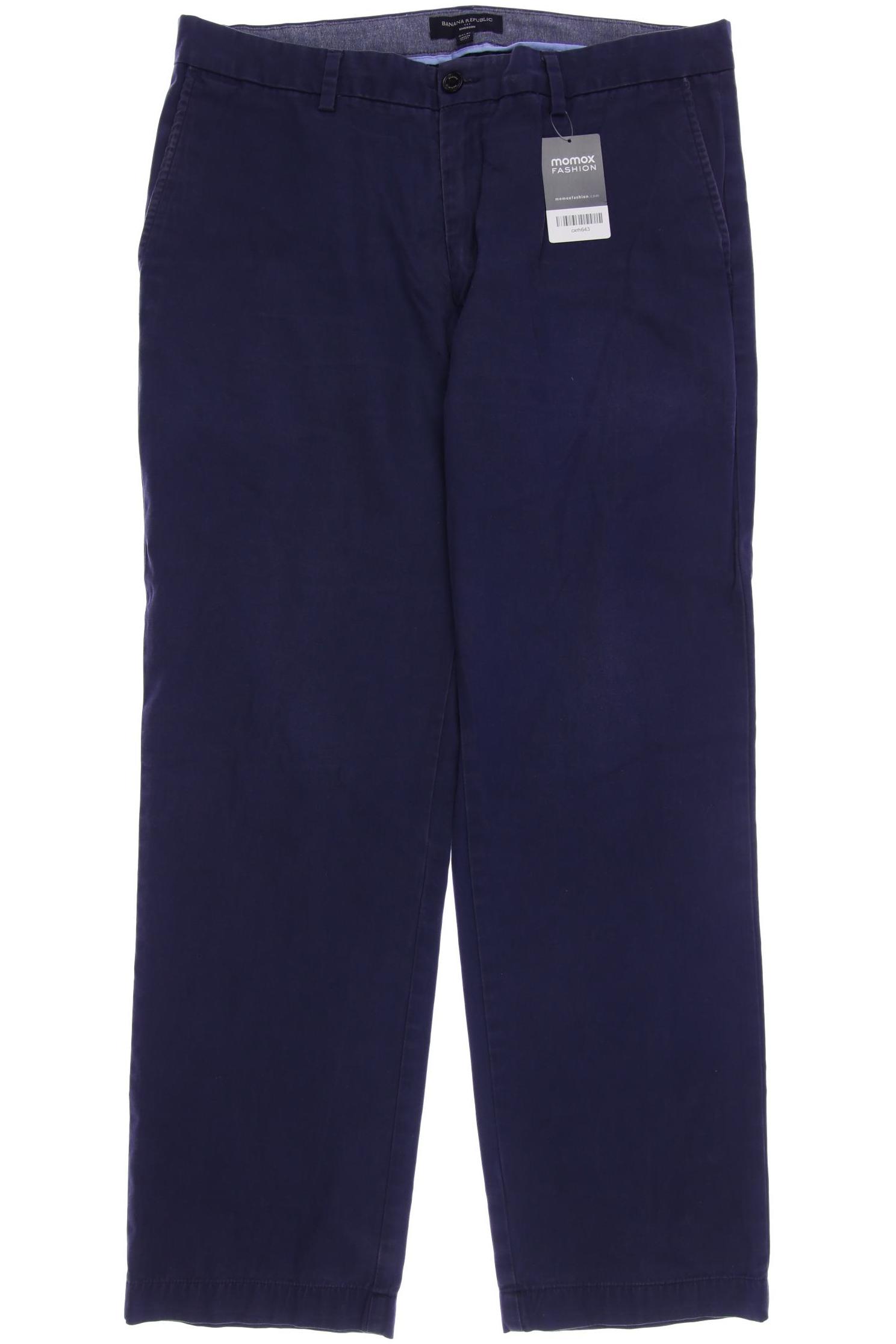 

Banana Republic Herren Stoffhose, marineblau, Gr. 35