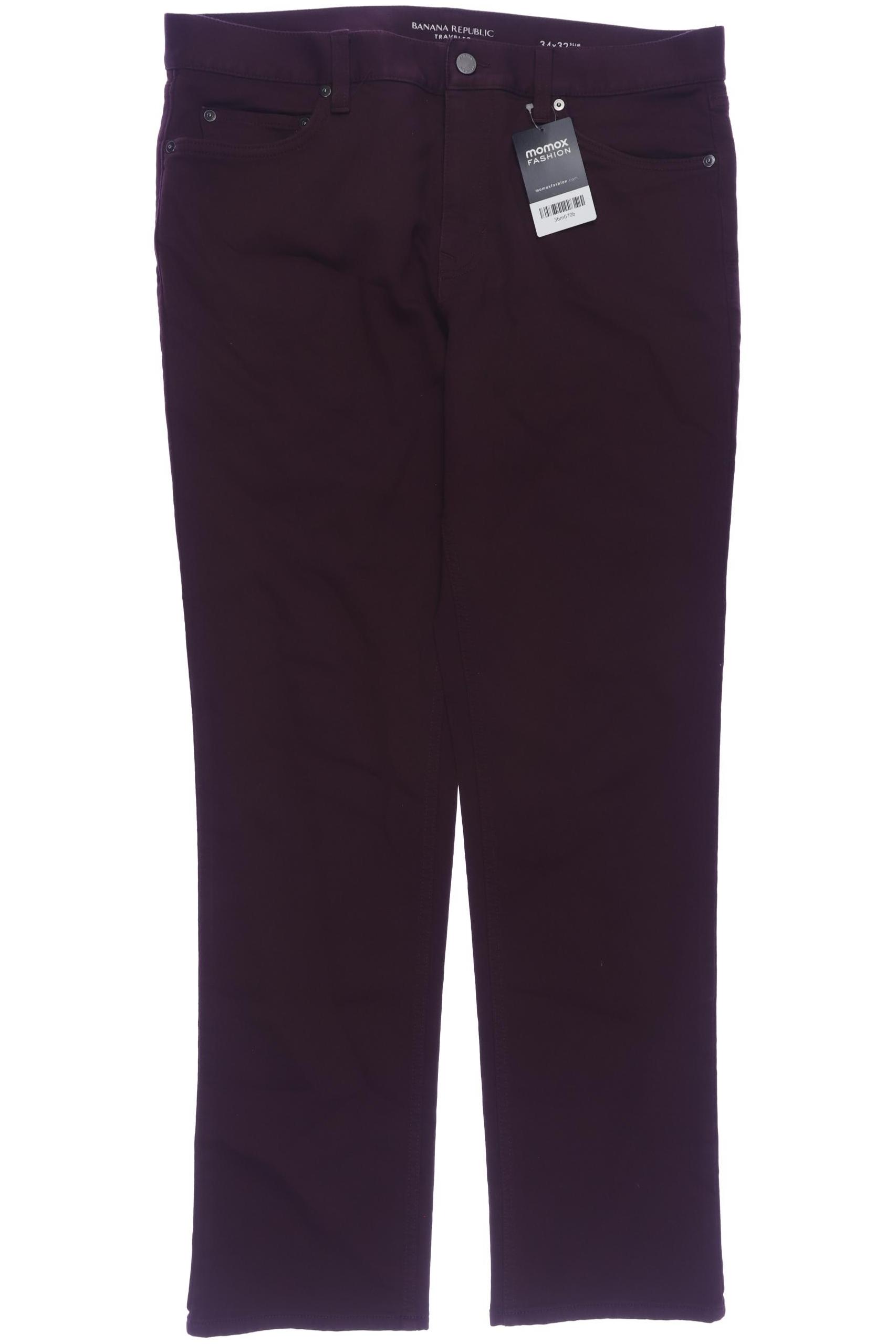 

Banana Republic Herren Stoffhose, bordeaux, Gr. 34