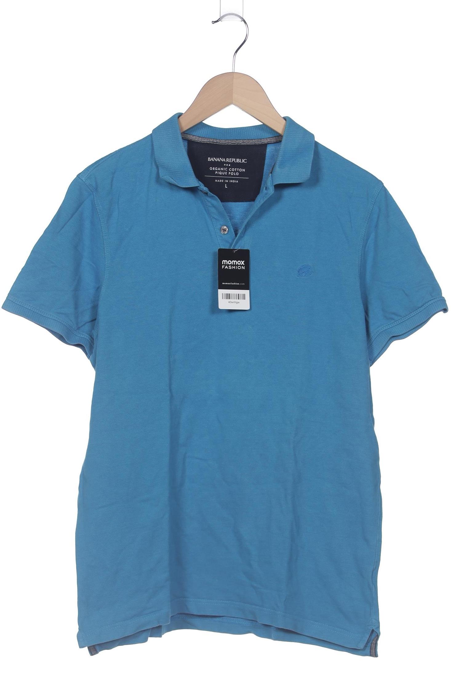 

Banana Republic Herren Poloshirt, blau, Gr. 52