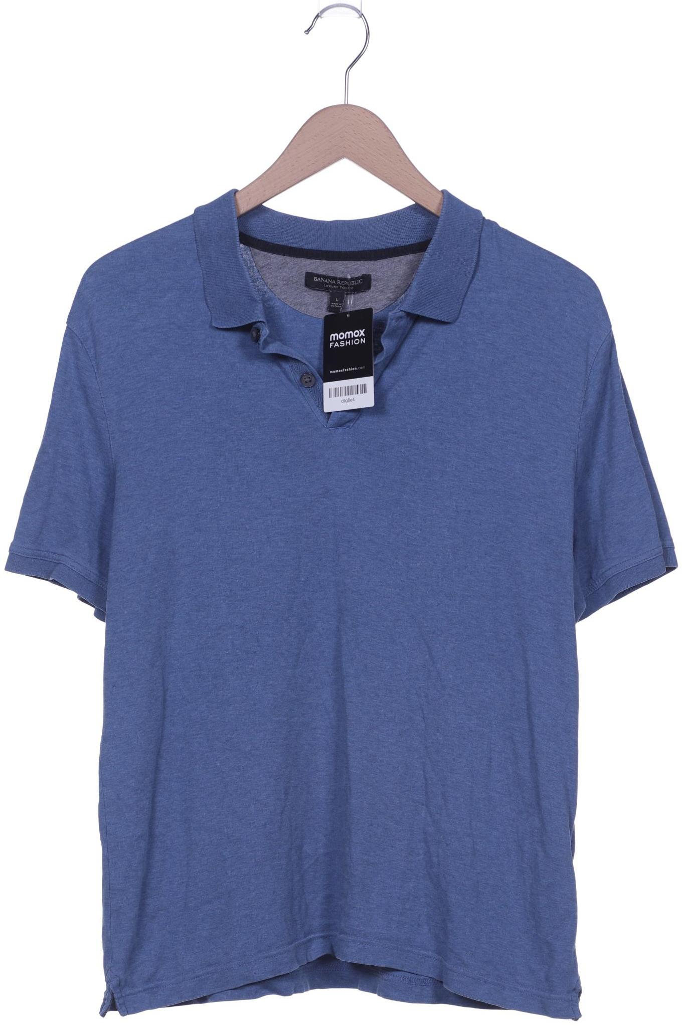 

Banana Republic Herren Poloshirt, blau, Gr. 52