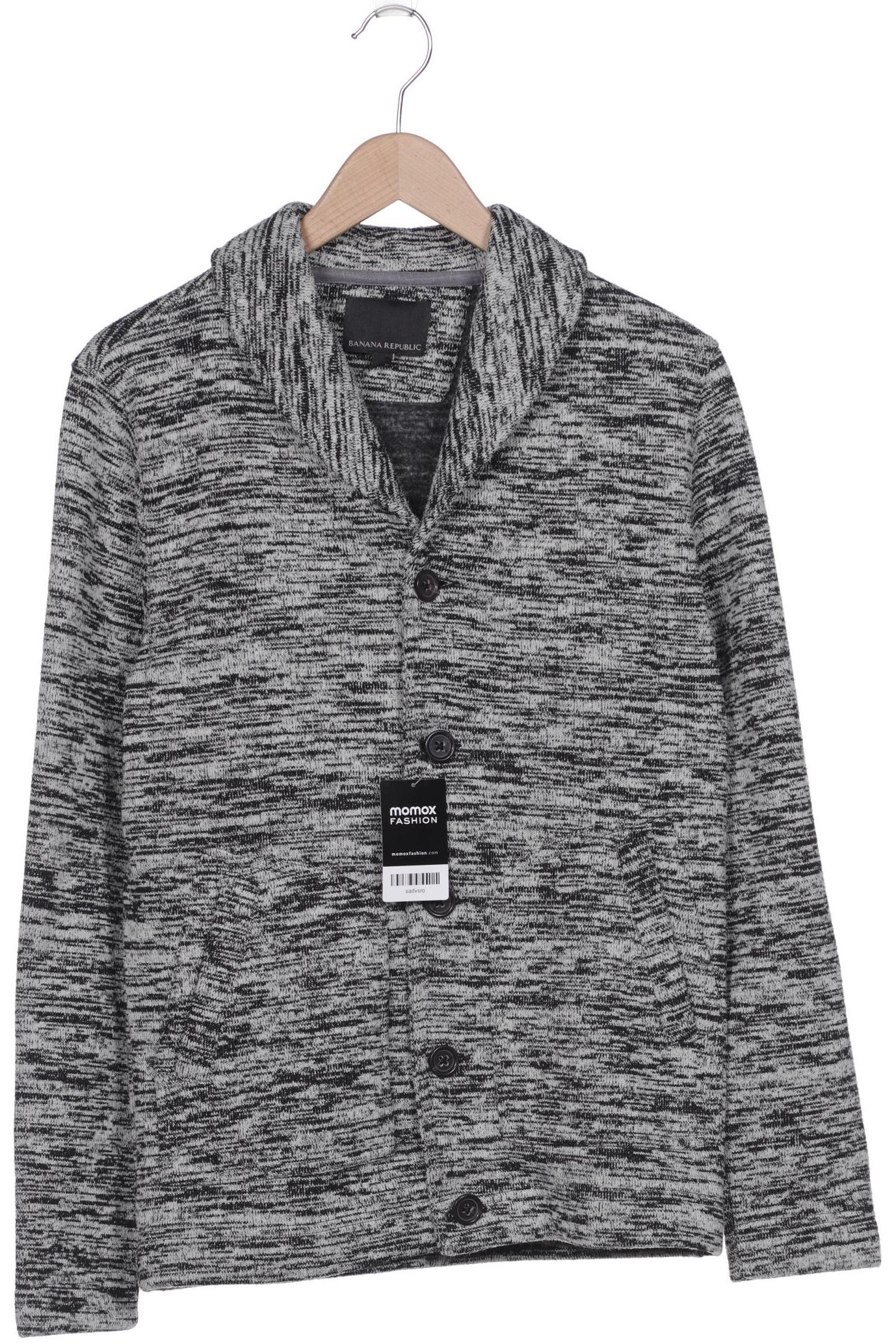 

Banana Republic Herren Strickjacke, grau, Gr. 48