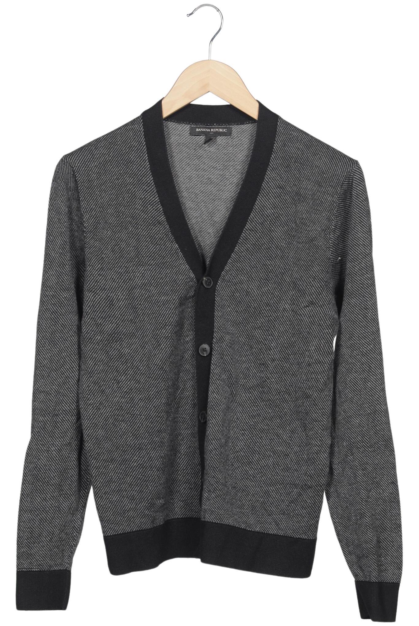 Thumbnail - Banana Republic Herren Strickjacke, grau, Gr. 46