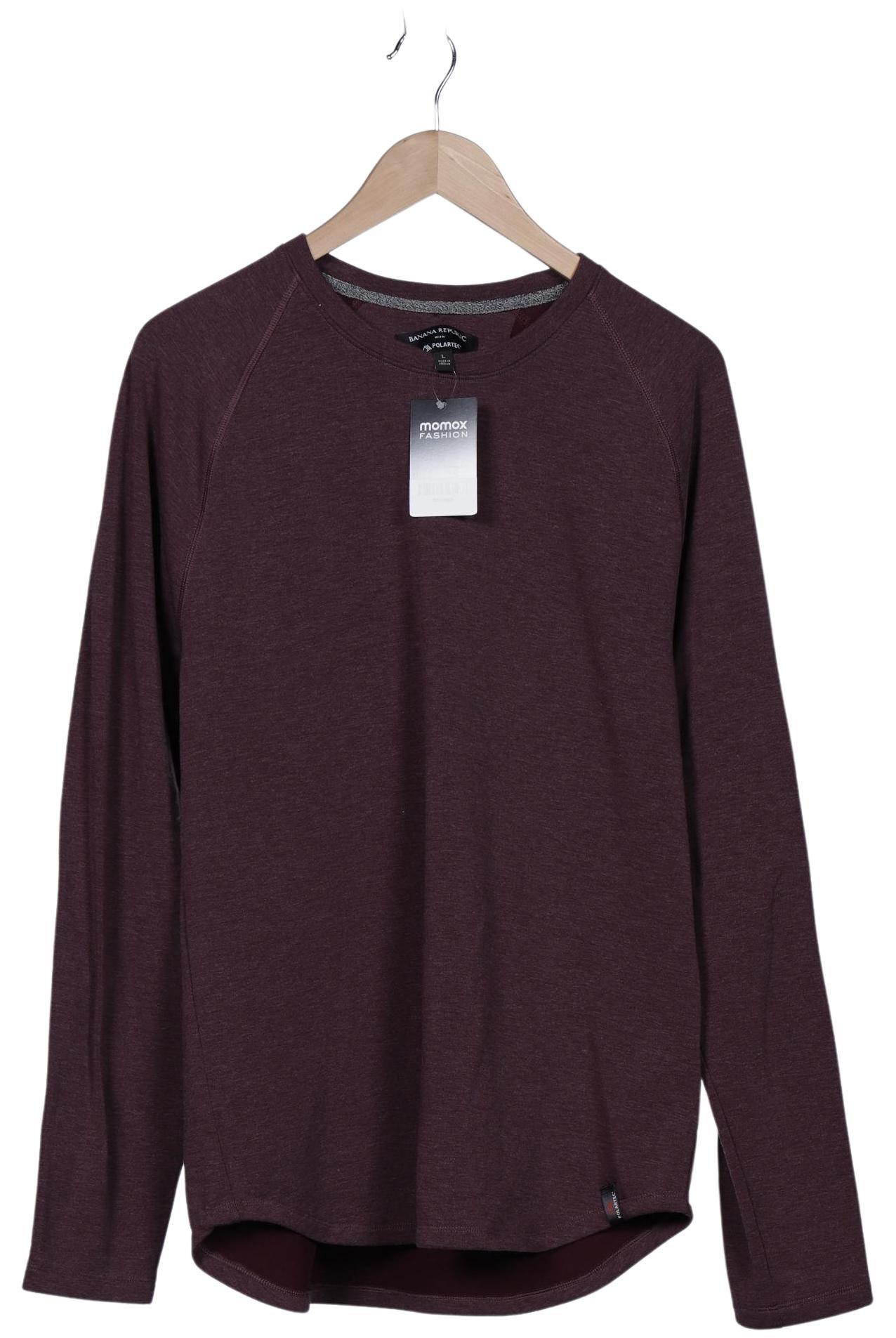 

Banana Republic Herren Langarmshirt, bordeaux, Gr. 52