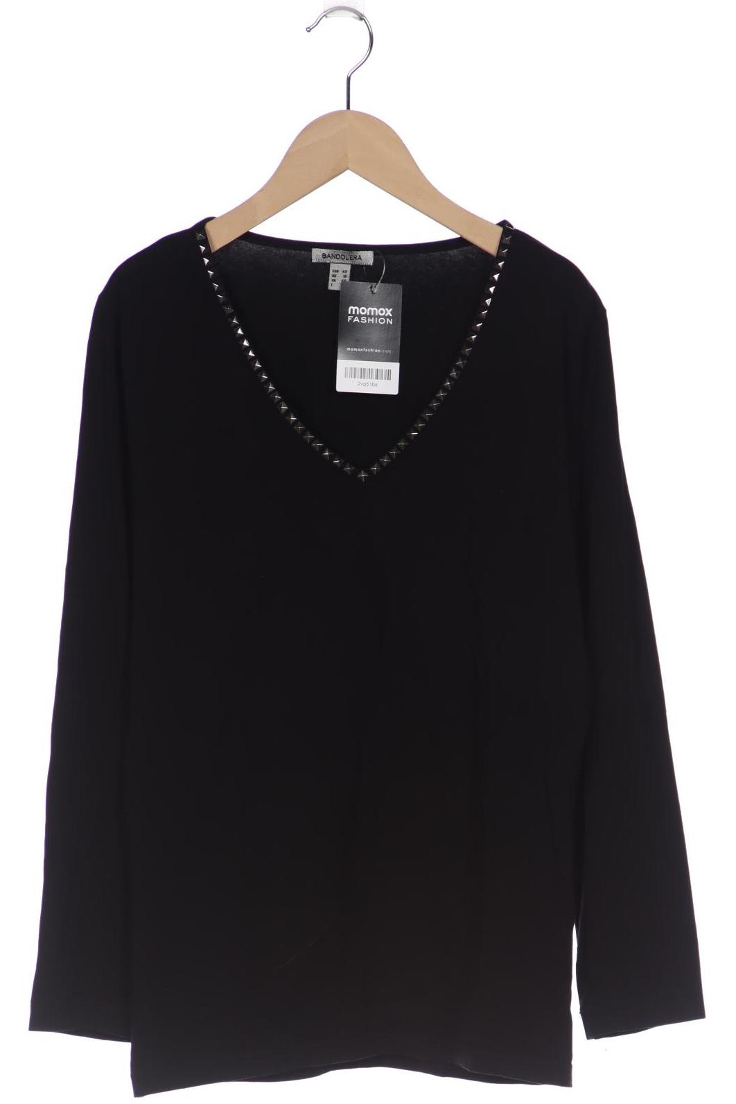 

Bandolera Damen Langarmshirt, schwarz, Gr. 42