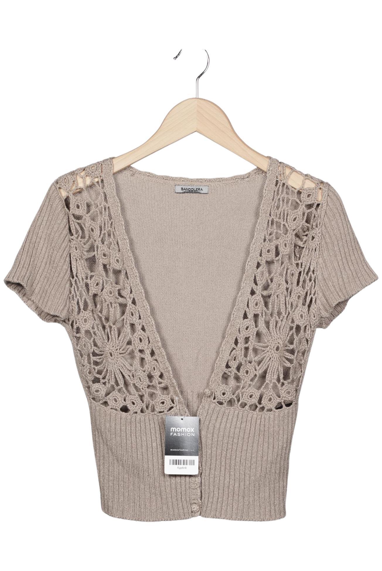 

Bandolera Damen Strickjacke, beige, Gr. 36