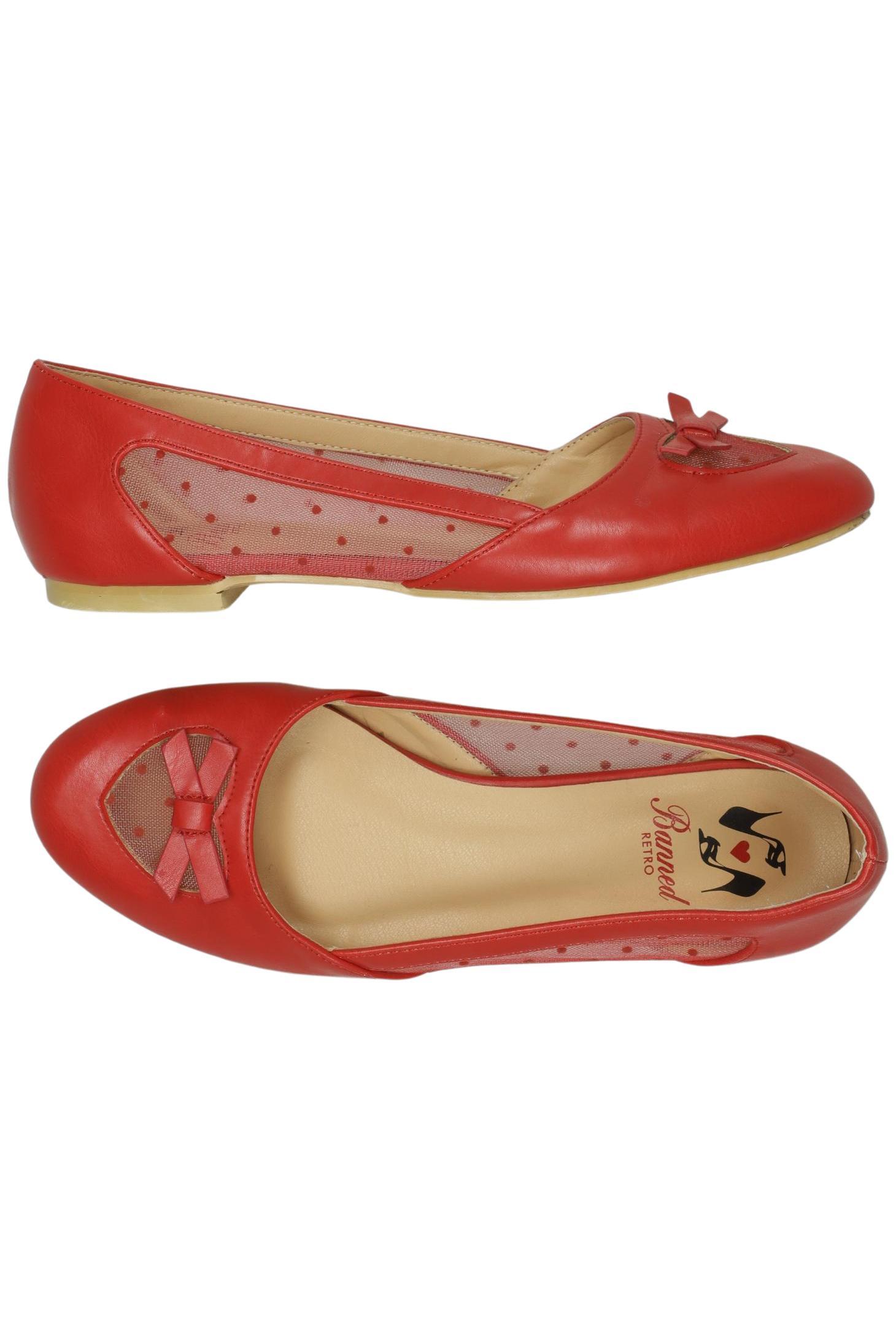 

Banned Damen Ballerinas, rot, Gr. 39