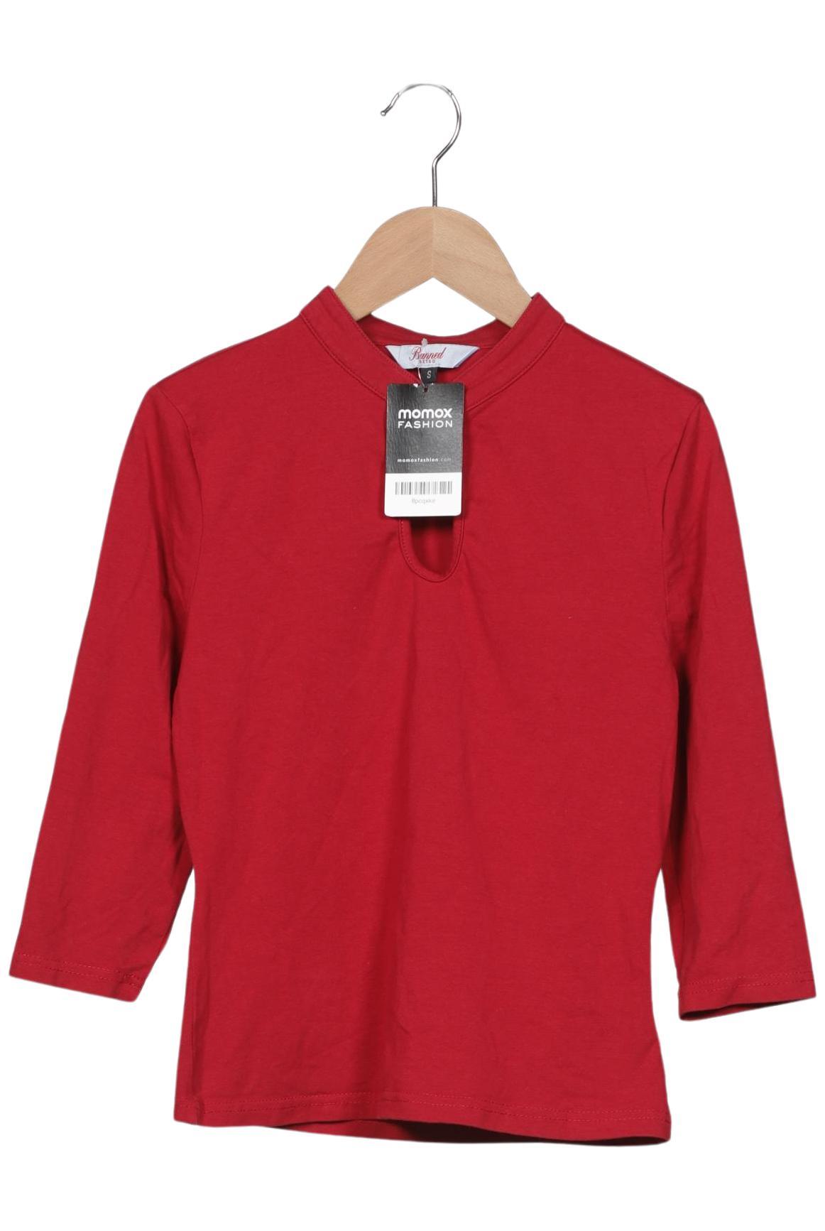 

Banned Damen Langarmshirt, rot, Gr. 36
