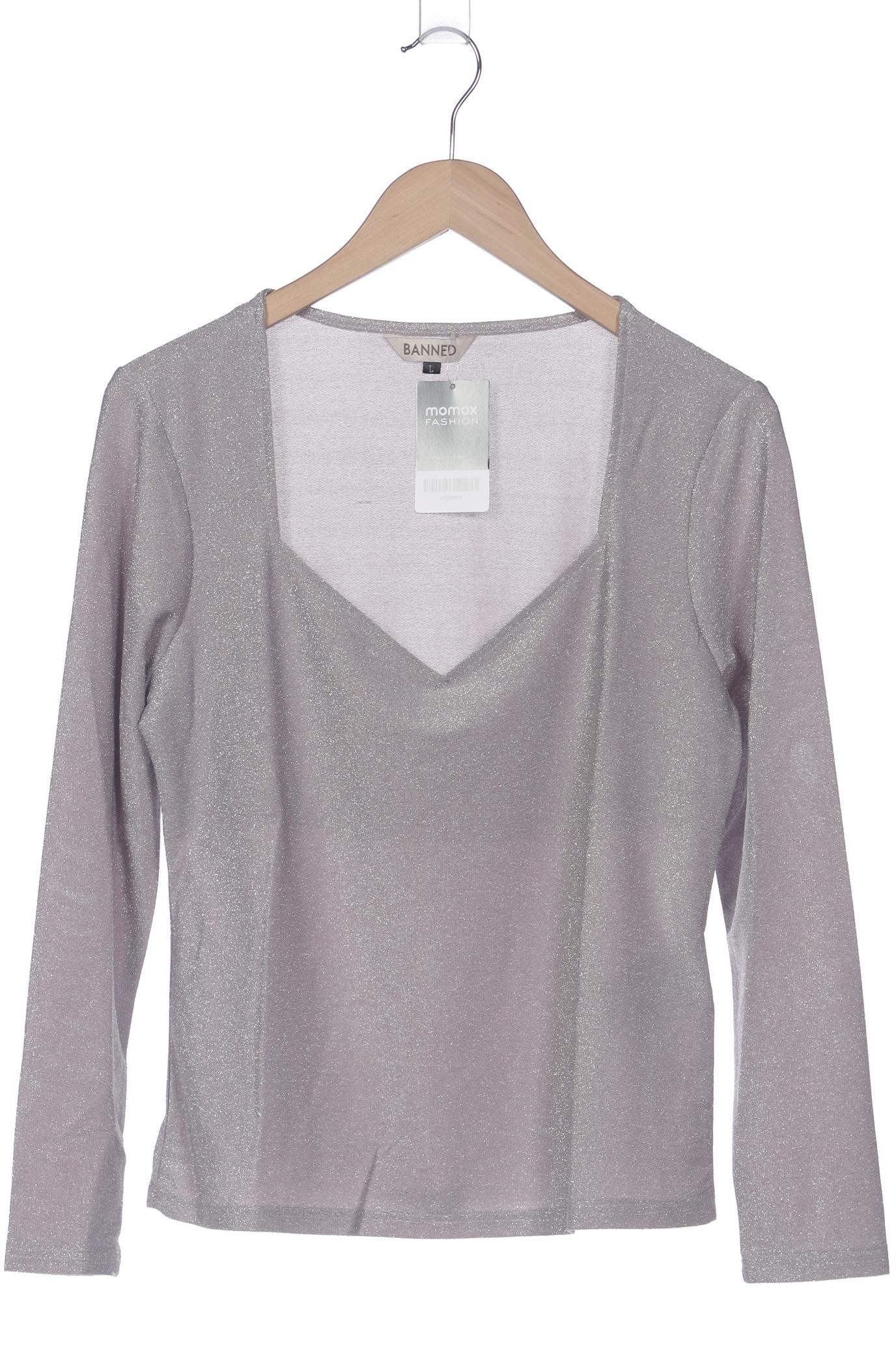 

Banned Damen Langarmshirt, grau, Gr. 42