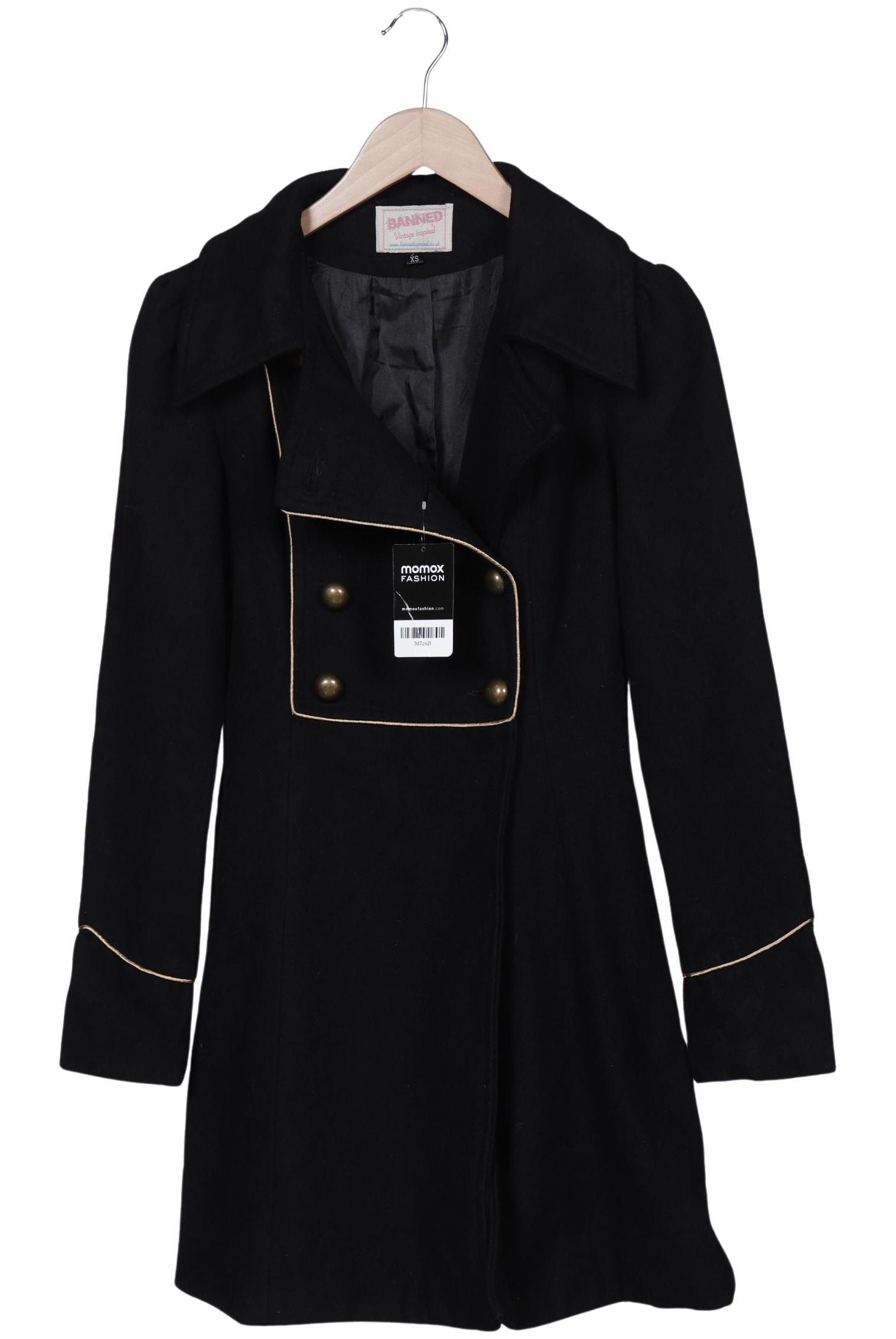 

Banned Damen Mantel, schwarz, Gr. 34