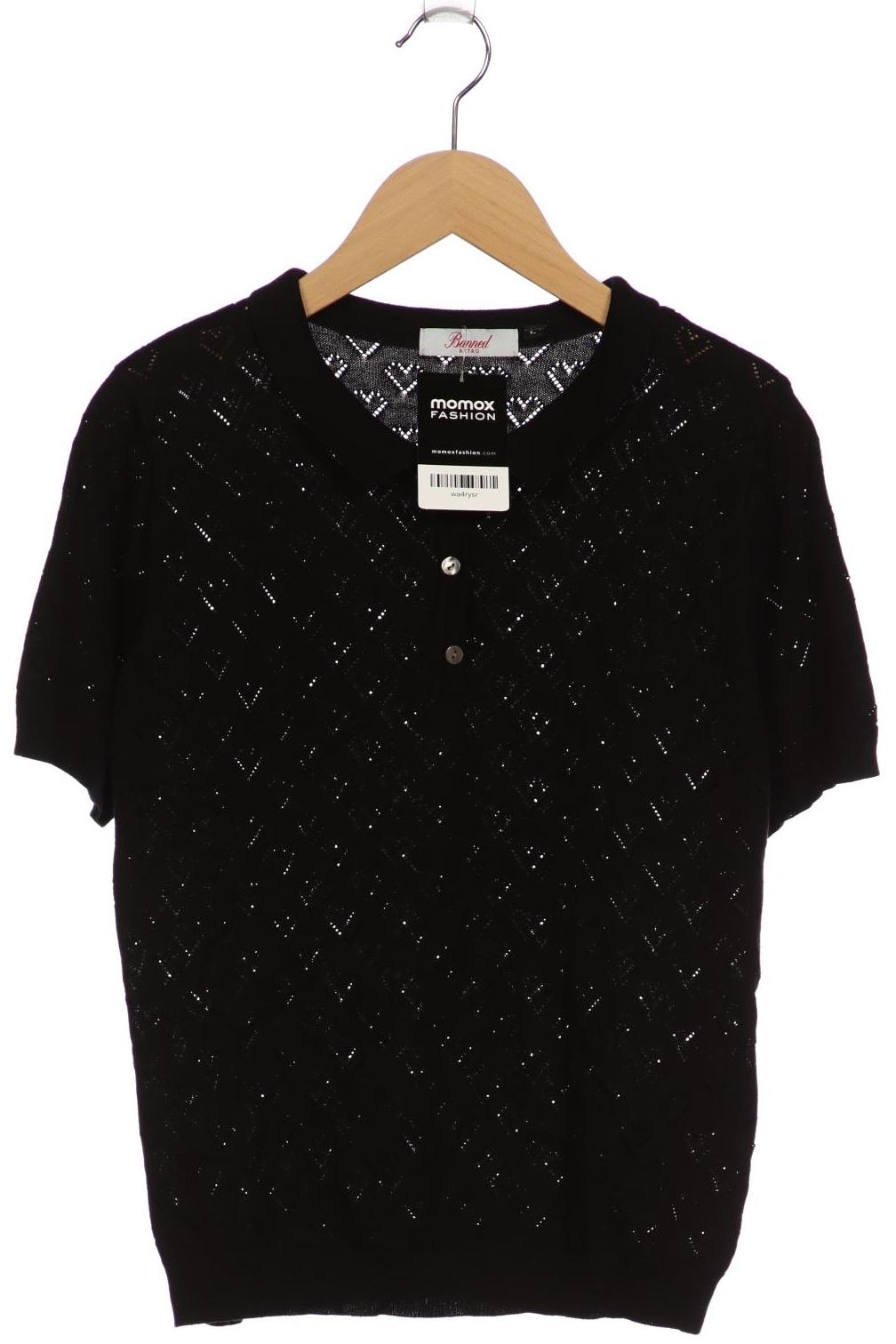

Banned Damen Poloshirt, schwarz, Gr. 42