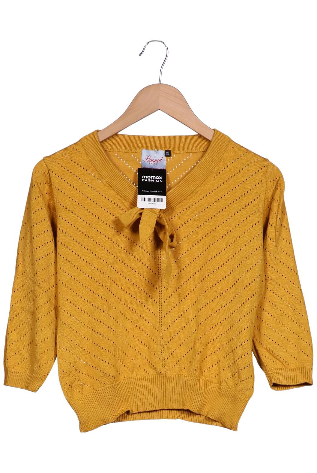 

Banned Damen Pullover, gelb, Gr. 44