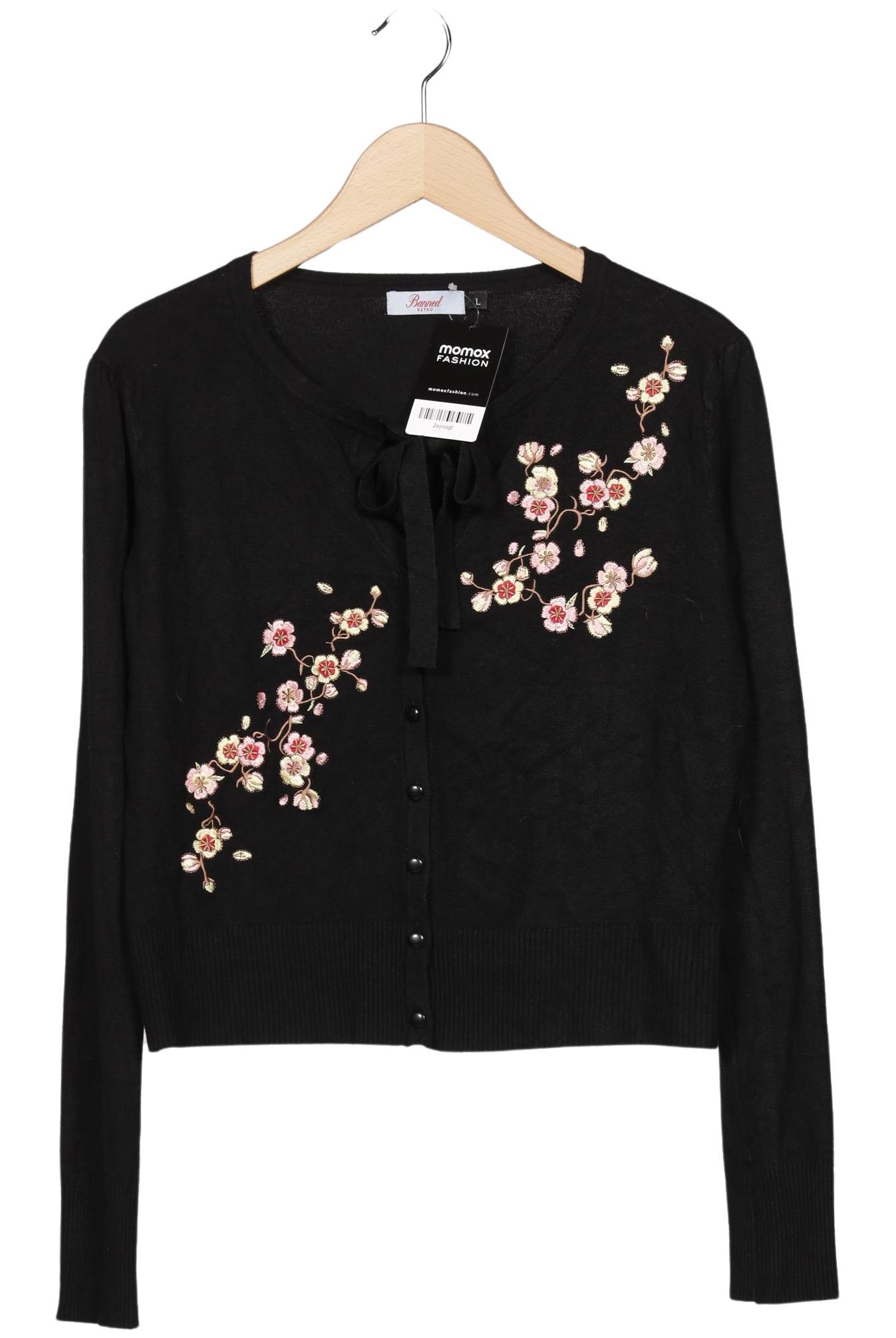 

Banned Damen Strickjacke, schwarz, Gr. 42