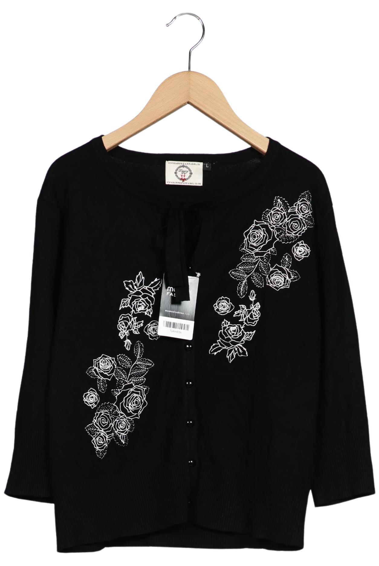 

Banned Damen Strickjacke, schwarz, Gr. 42