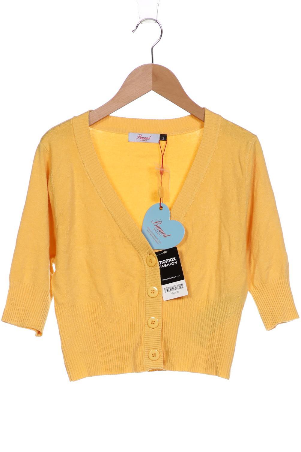 

Banned Damen Strickjacke, gelb, Gr. 36