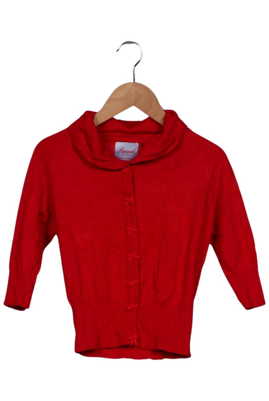 Thumbnail - Banned Damen Strickjacke, rot, Gr. 36