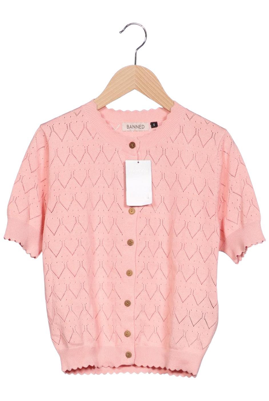 

Banned Damen Strickjacke, pink, Gr. 36