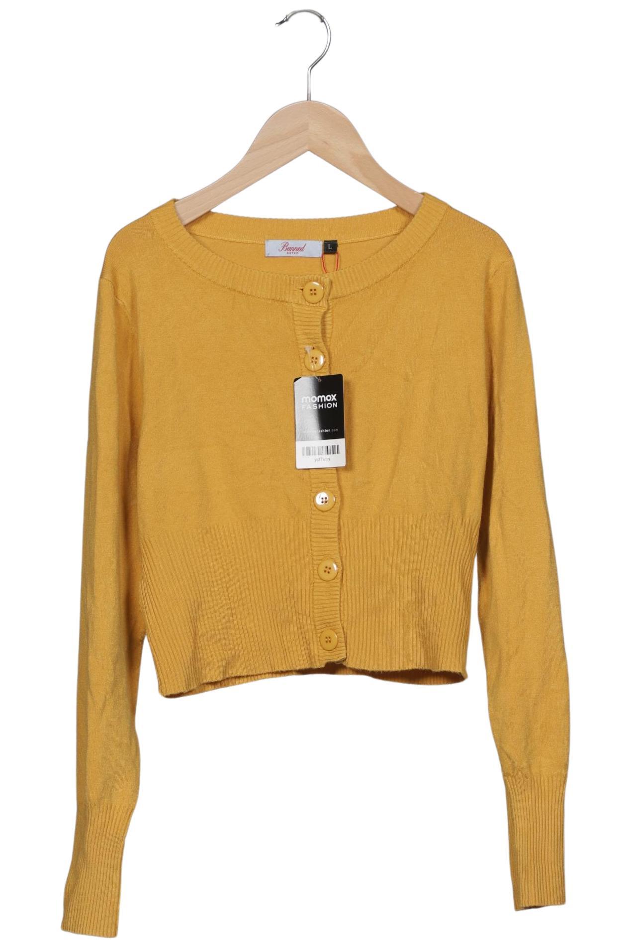 

Banned Damen Strickjacke, gelb, Gr. 42