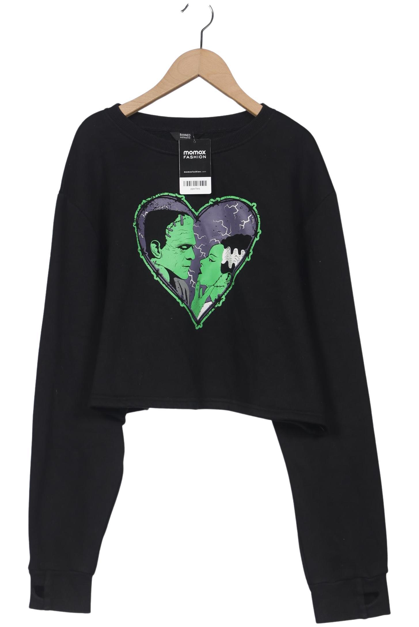 

Banned Damen Sweatshirt, schwarz, Gr. 48