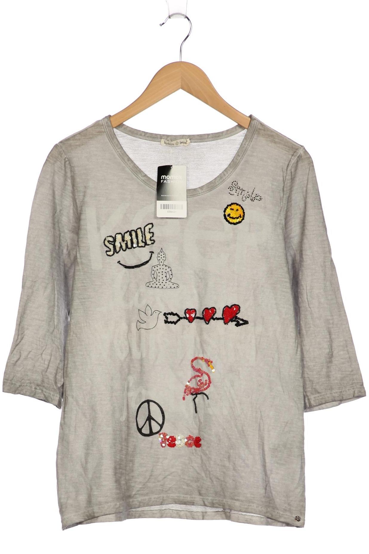 

Barbara Becker Damen Langarmshirt, grau, Gr. 40