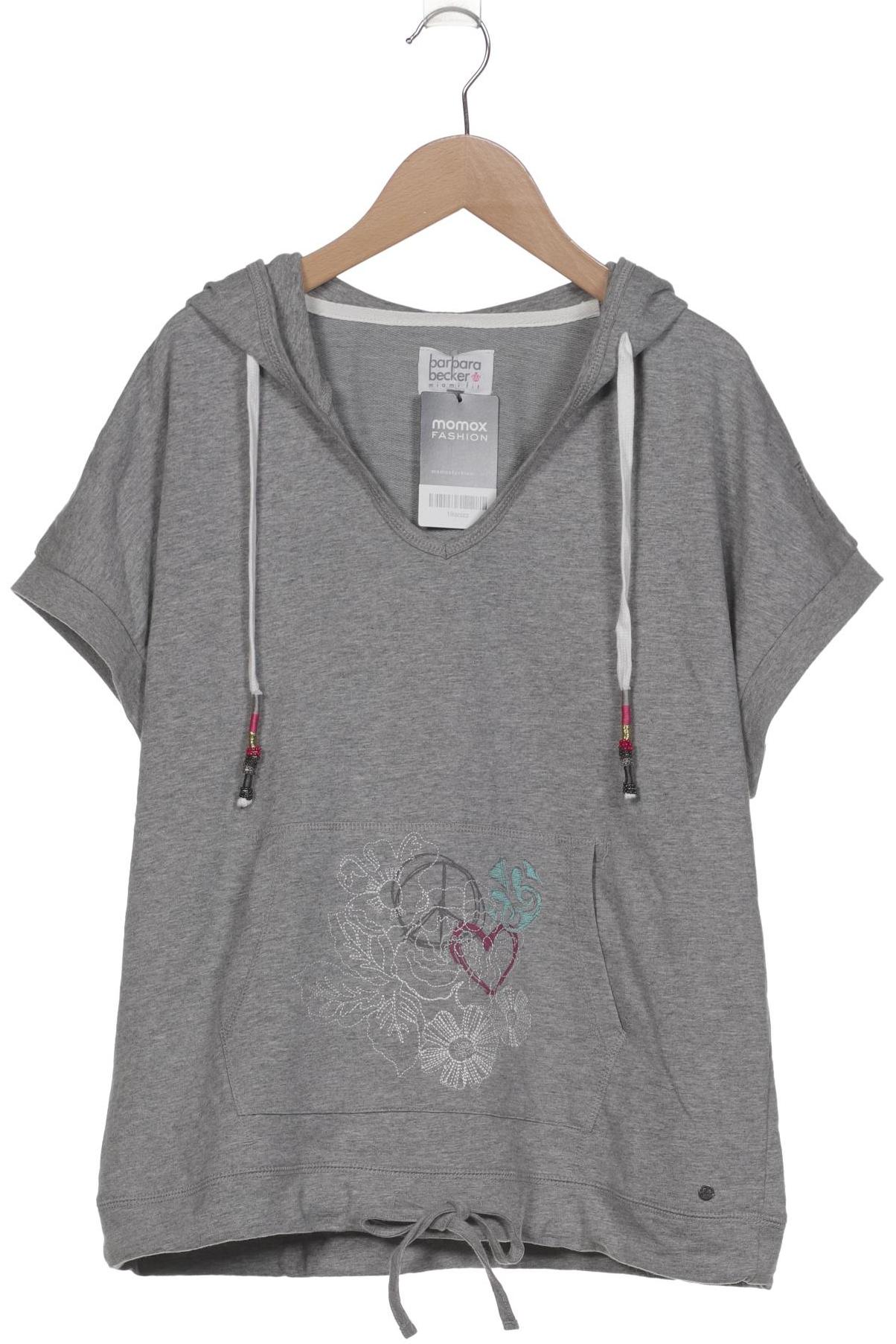 

Barbara Becker Damen Kapuzenpullover, grau, Gr. 38
