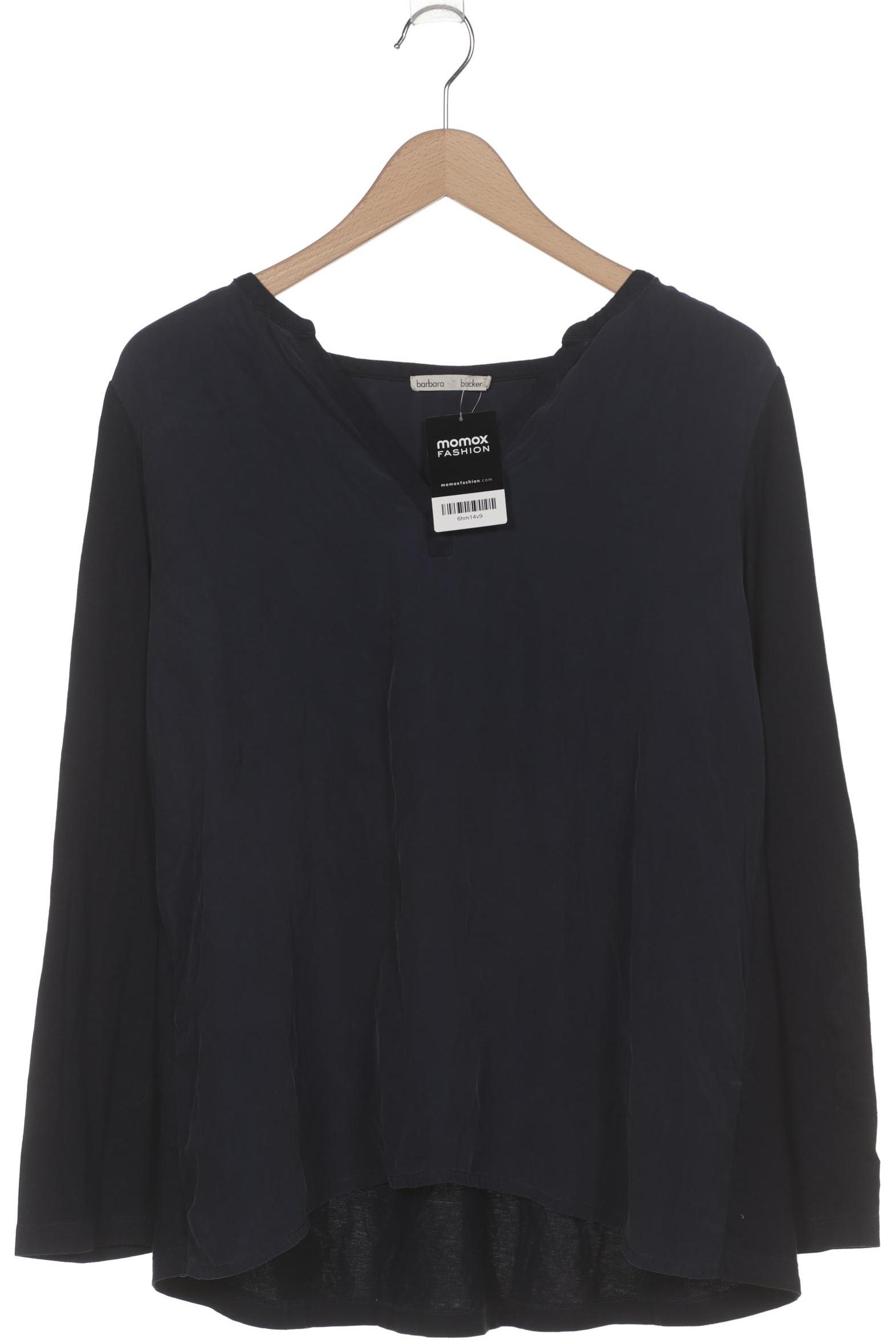 

Barbara Becker Damen Langarmshirt, marineblau, Gr. 42
