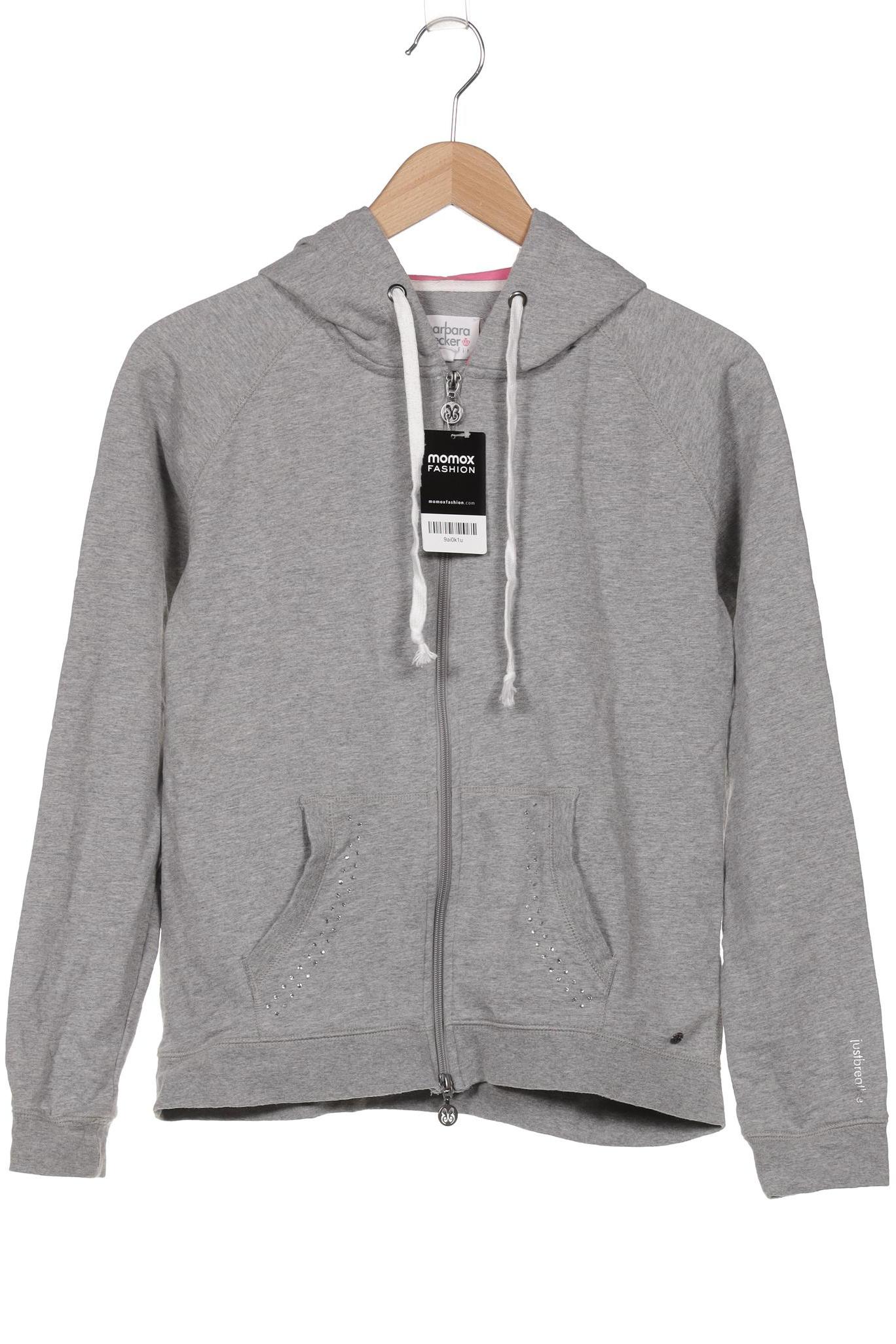 

Barbara Becker Damen Kapuzenpullover, grau, Gr. 38