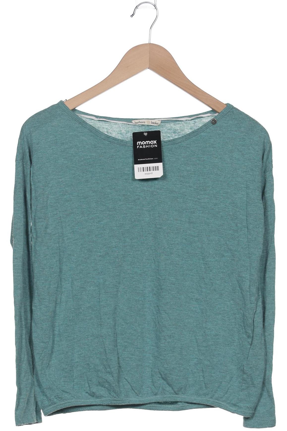 

Barbara Becker Damen Langarmshirt, türkis, Gr. 38