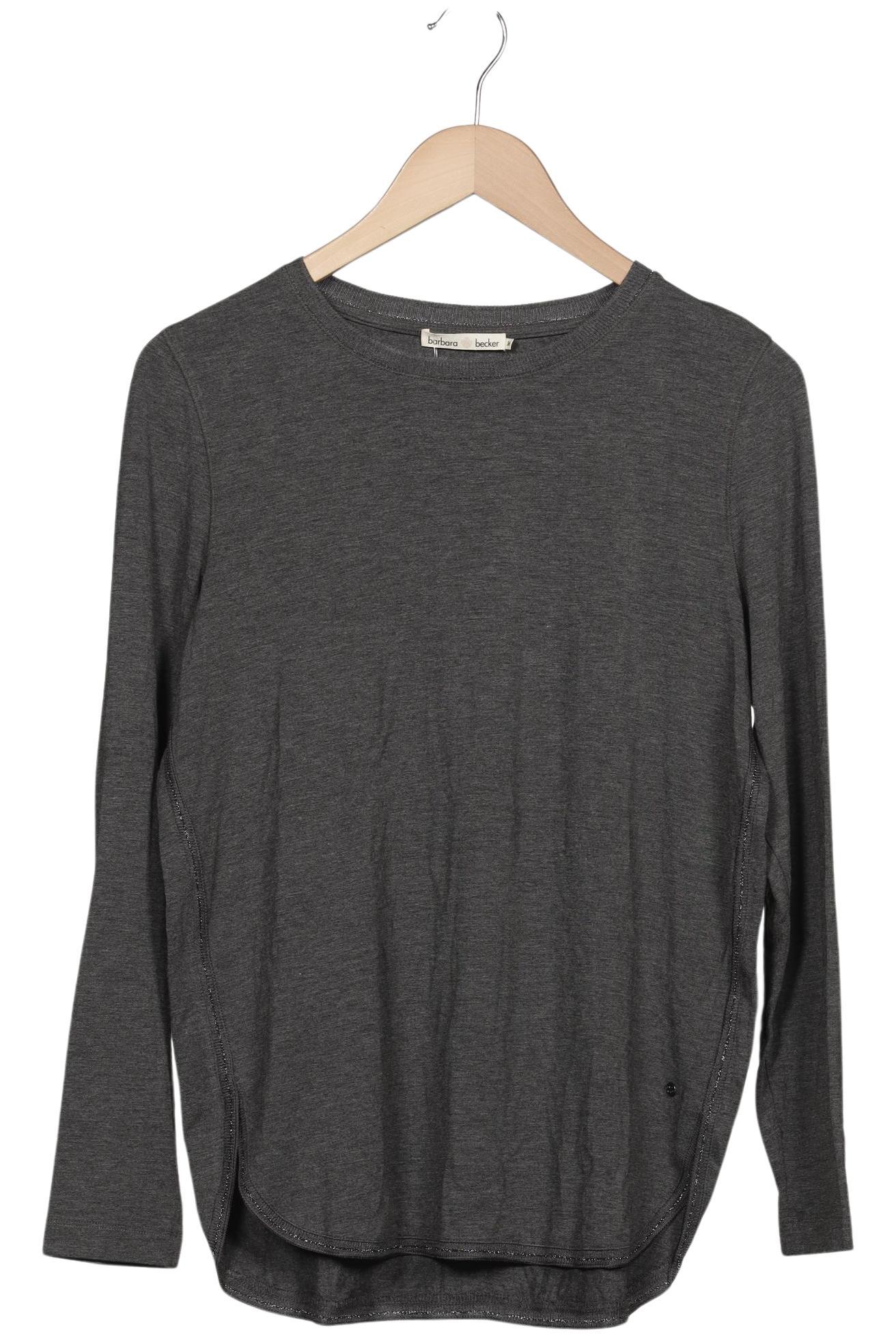 

Barbara Becker Damen Langarmshirt, grau, Gr. 36