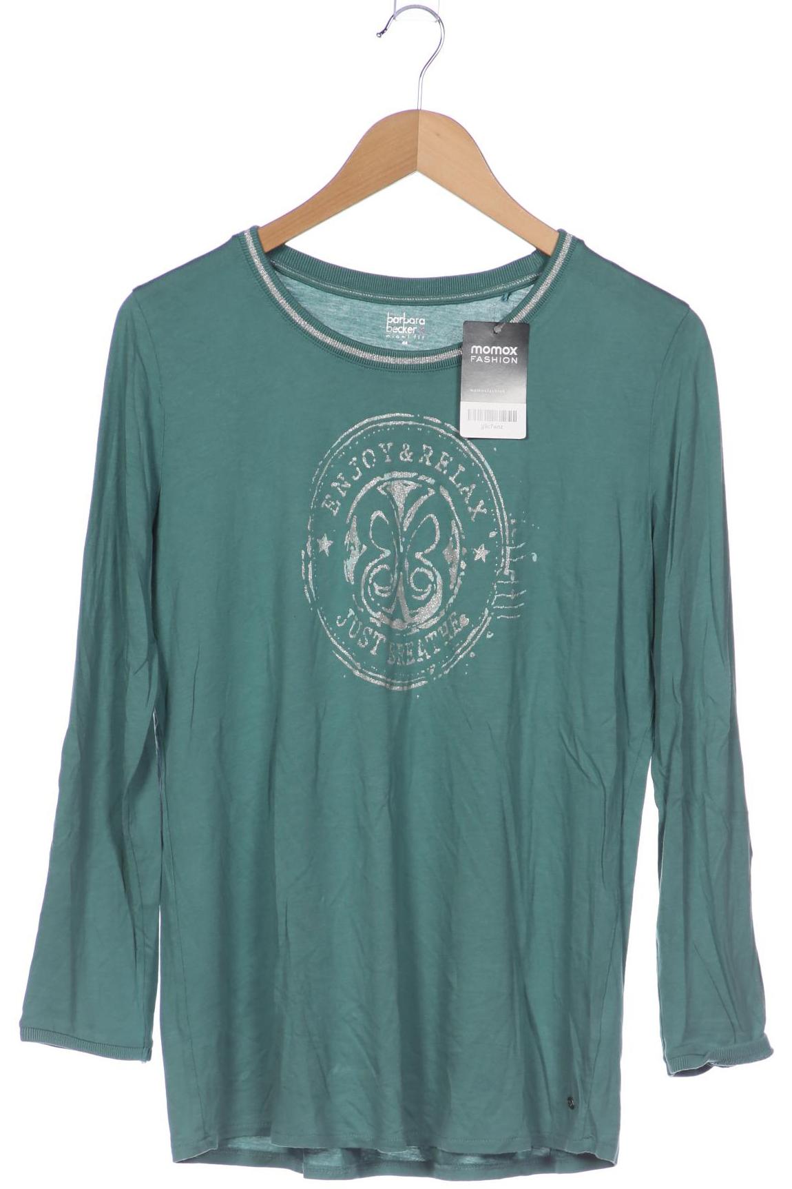 

Barbara Becker Damen Langarmshirt, türkis, Gr. 44