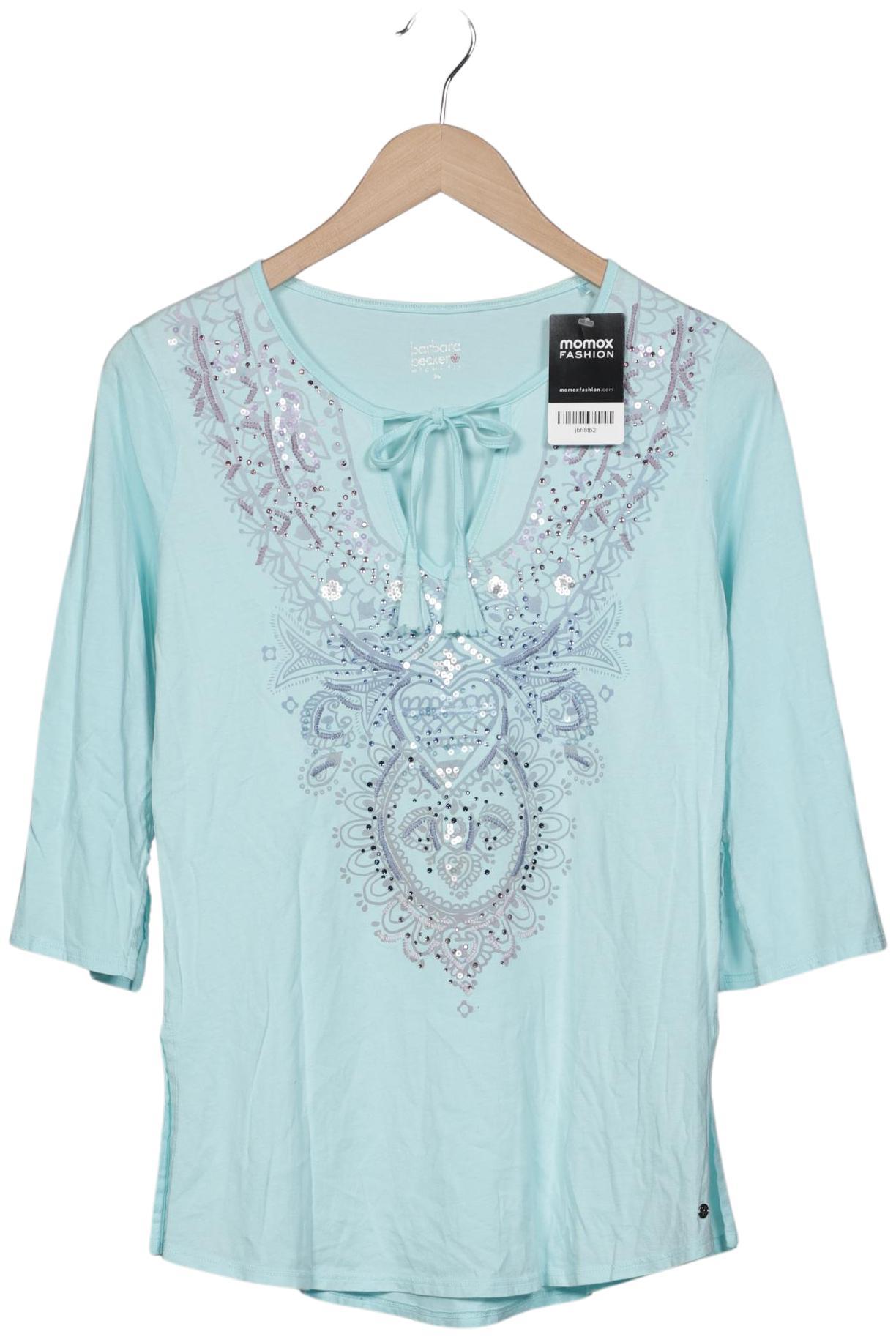 

Barbara Becker Damen Langarmshirt, hellblau, Gr. 36