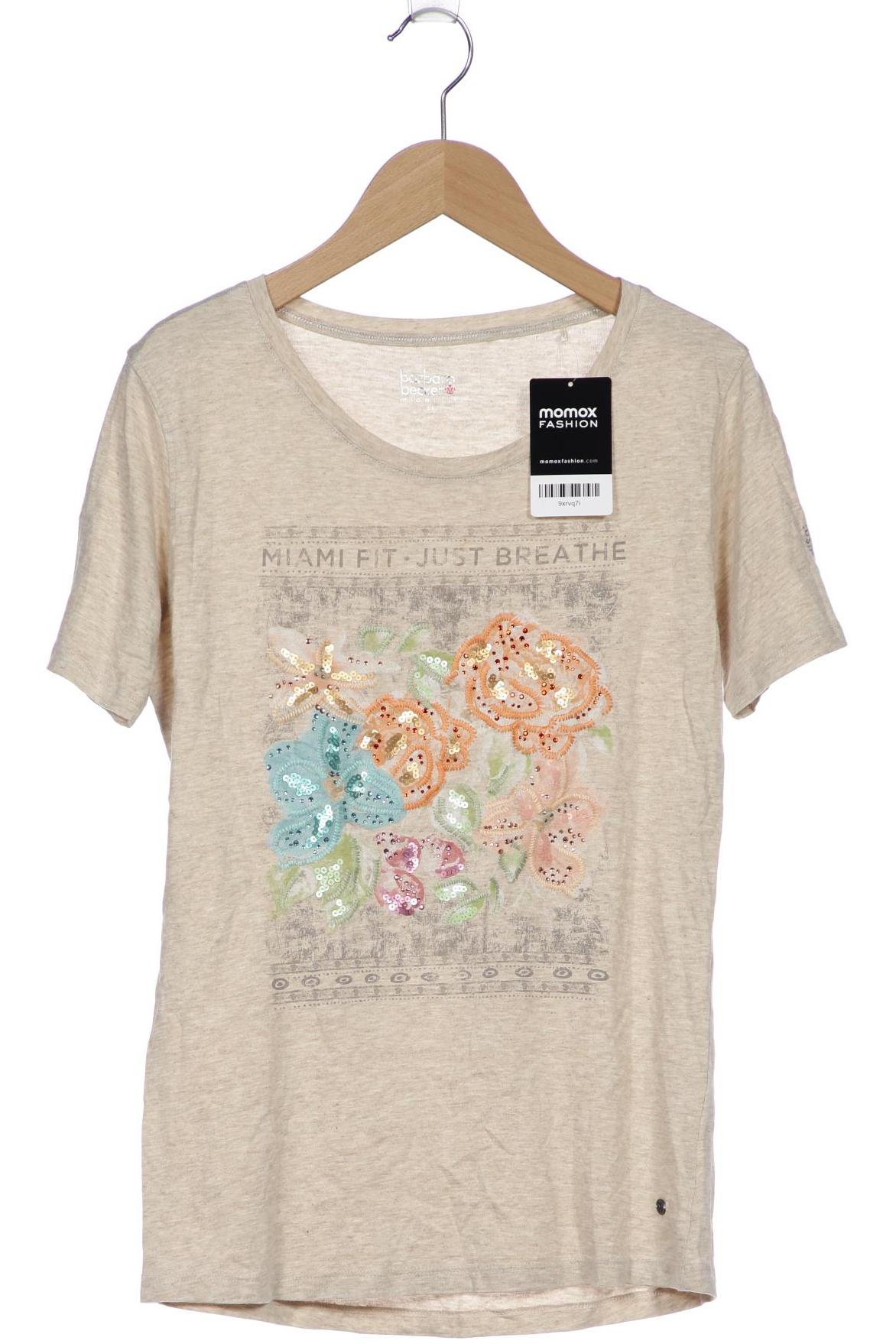 

Barbara Becker Damen T-Shirt, beige, Gr. 34