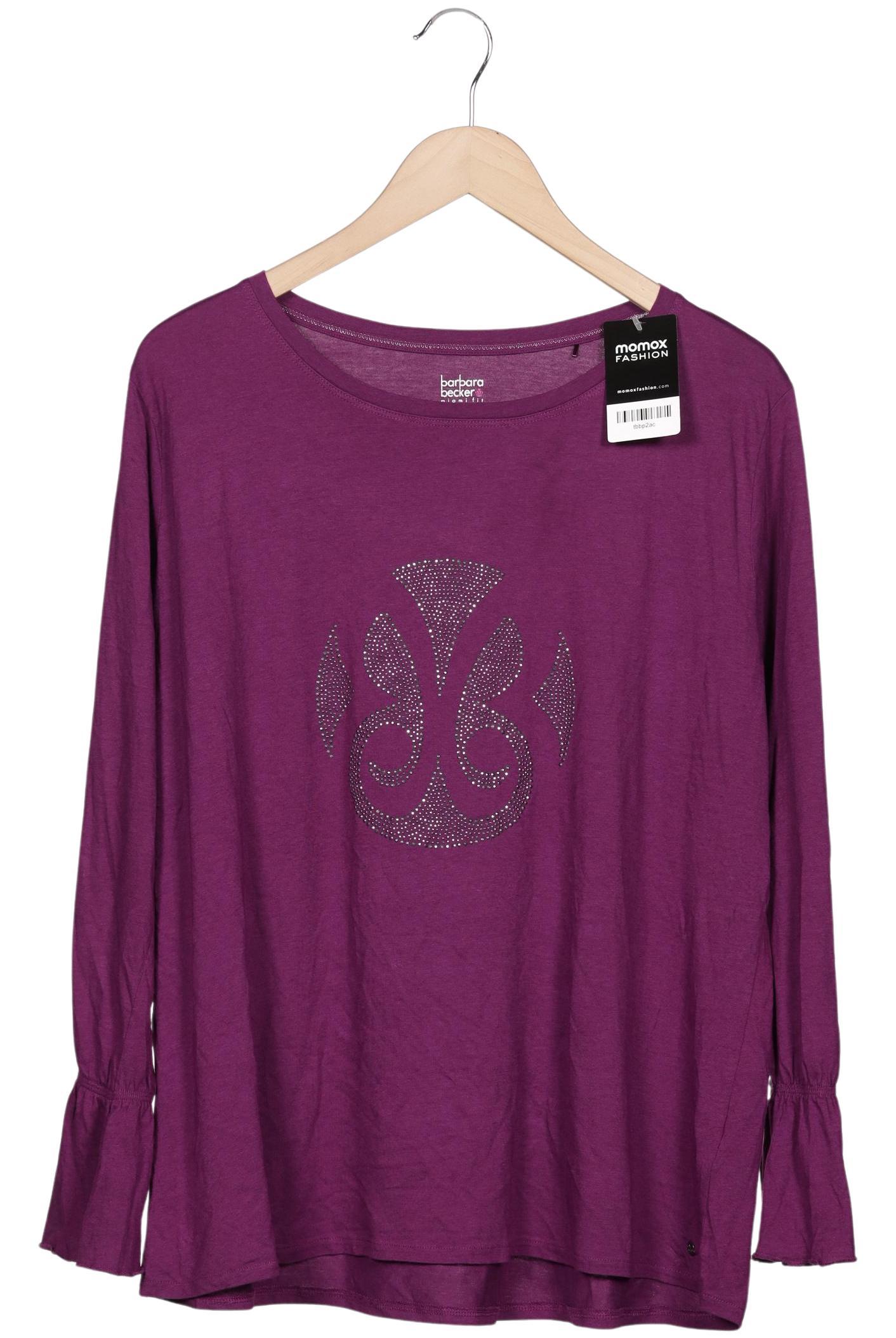 

Barbara Becker Damen Langarmshirt, flieder, Gr. 50