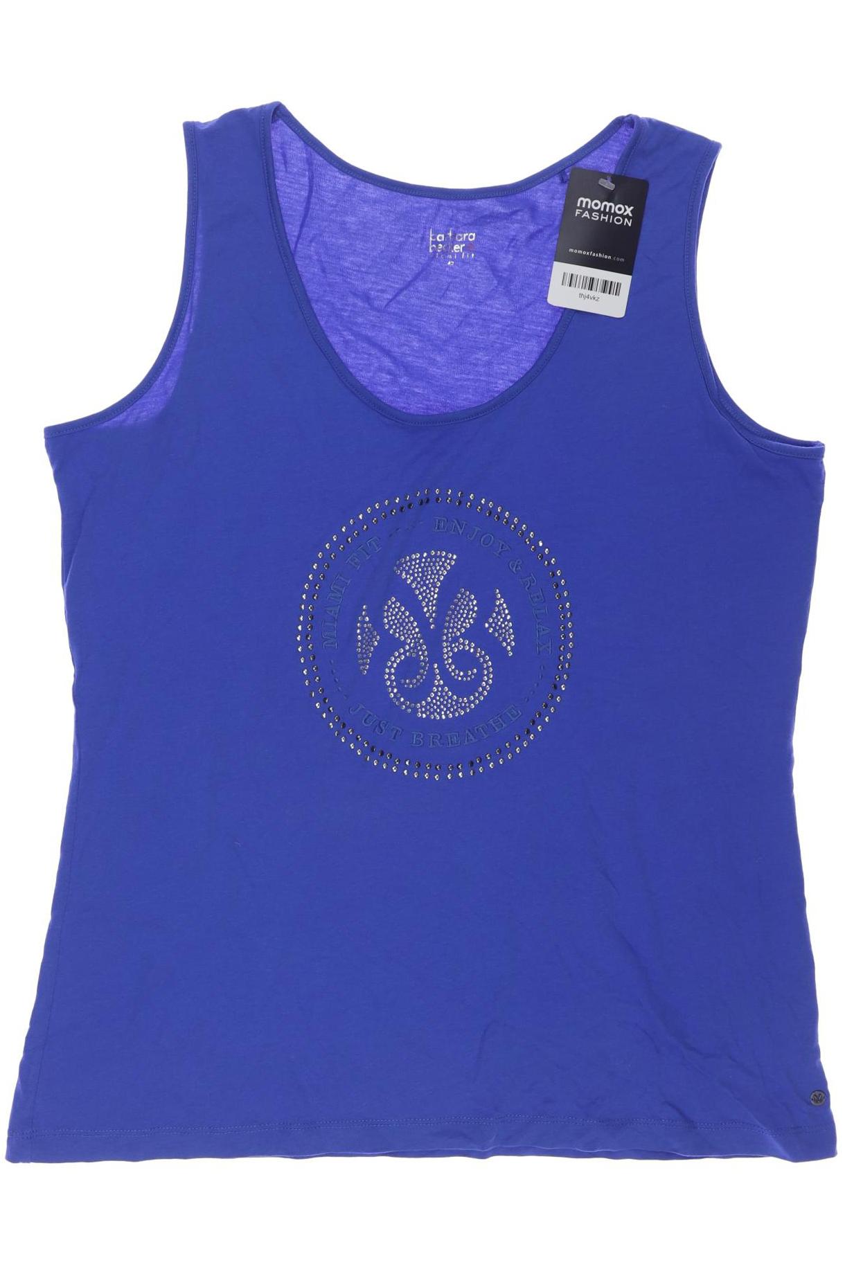 

Barbara Becker Damen Top, blau, Gr. 42