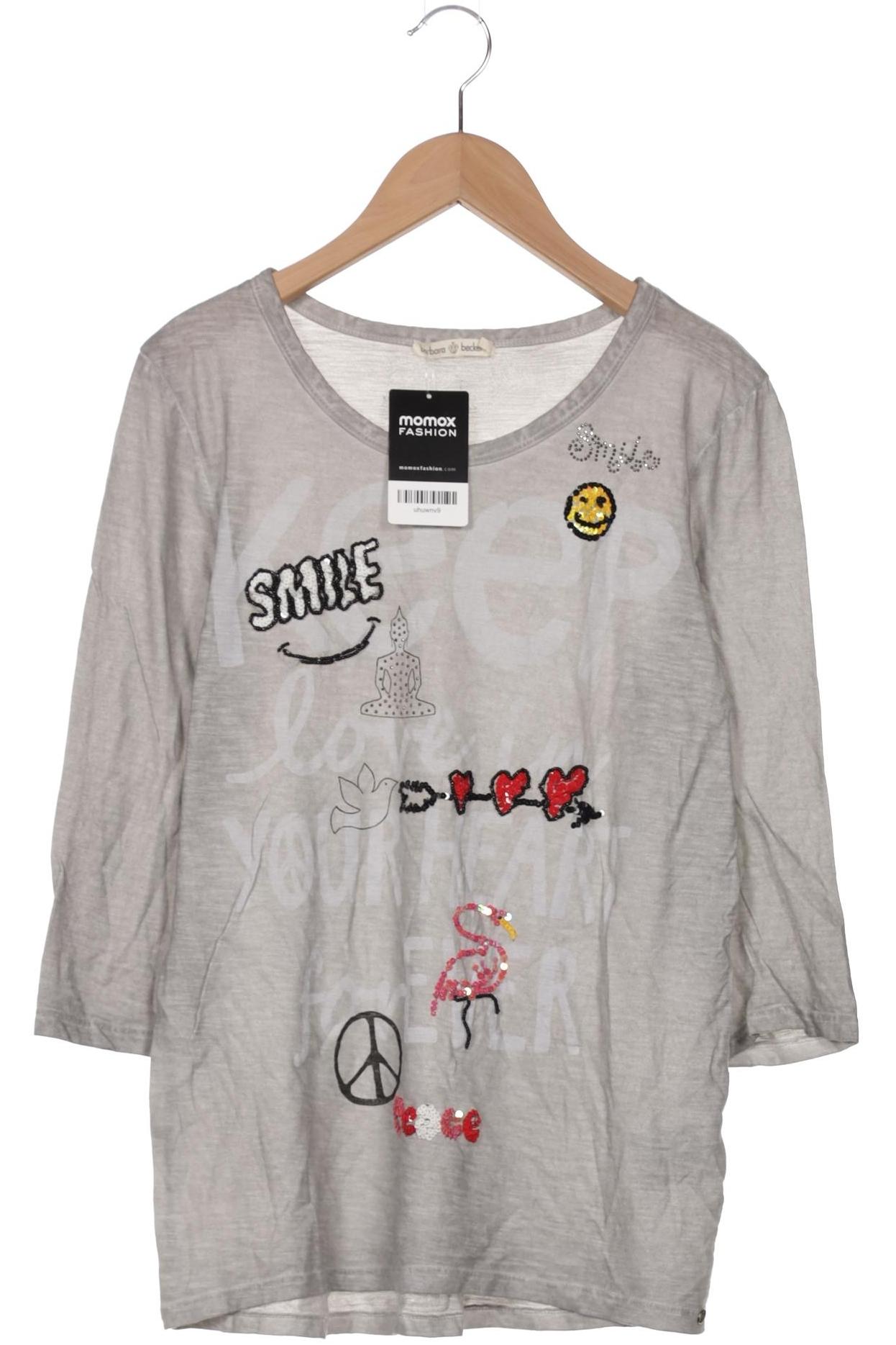 

Barbara Becker Damen Langarmshirt, grau, Gr. 36