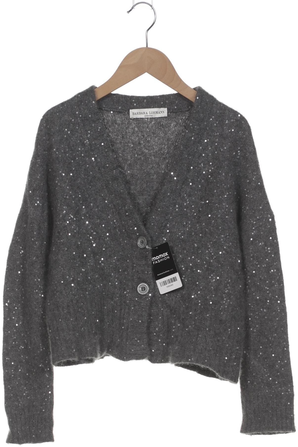 

Barbara Lohmann Damen Strickjacke, grau, Gr. 36