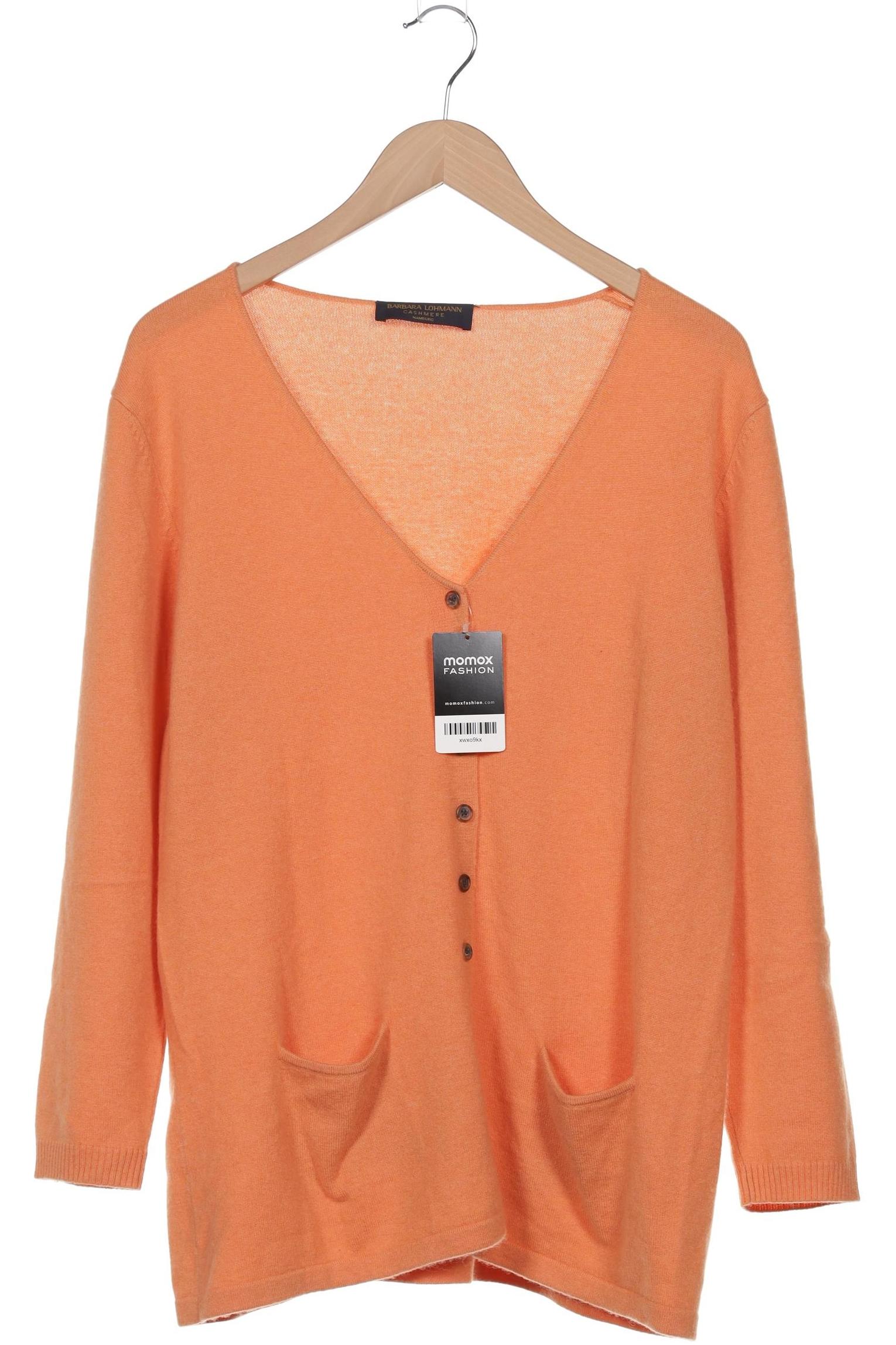 

Barbara Lohmann Damen Strickjacke, orange, Gr. 46