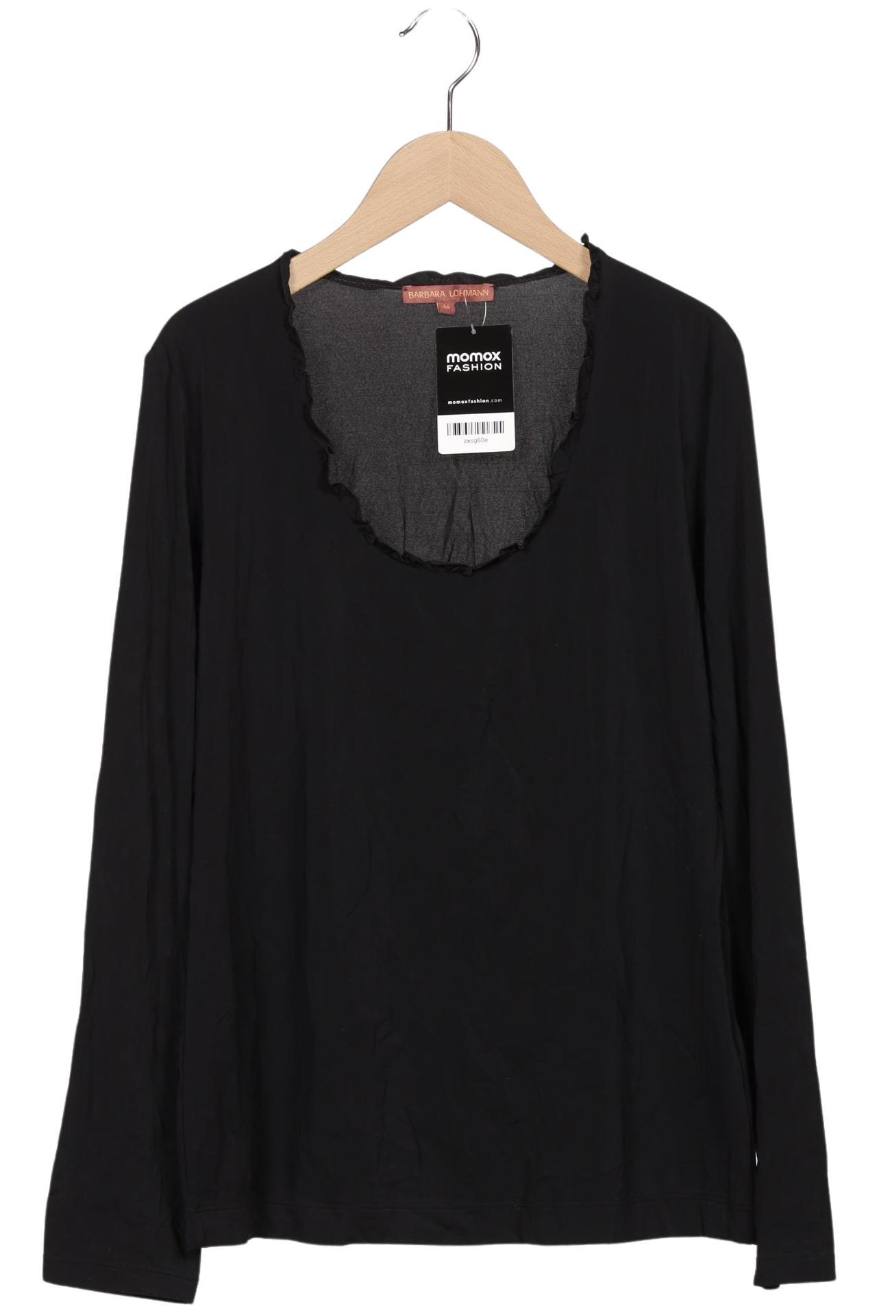 

Barbara Lohmann Damen Langarmshirt, schwarz, Gr. 44