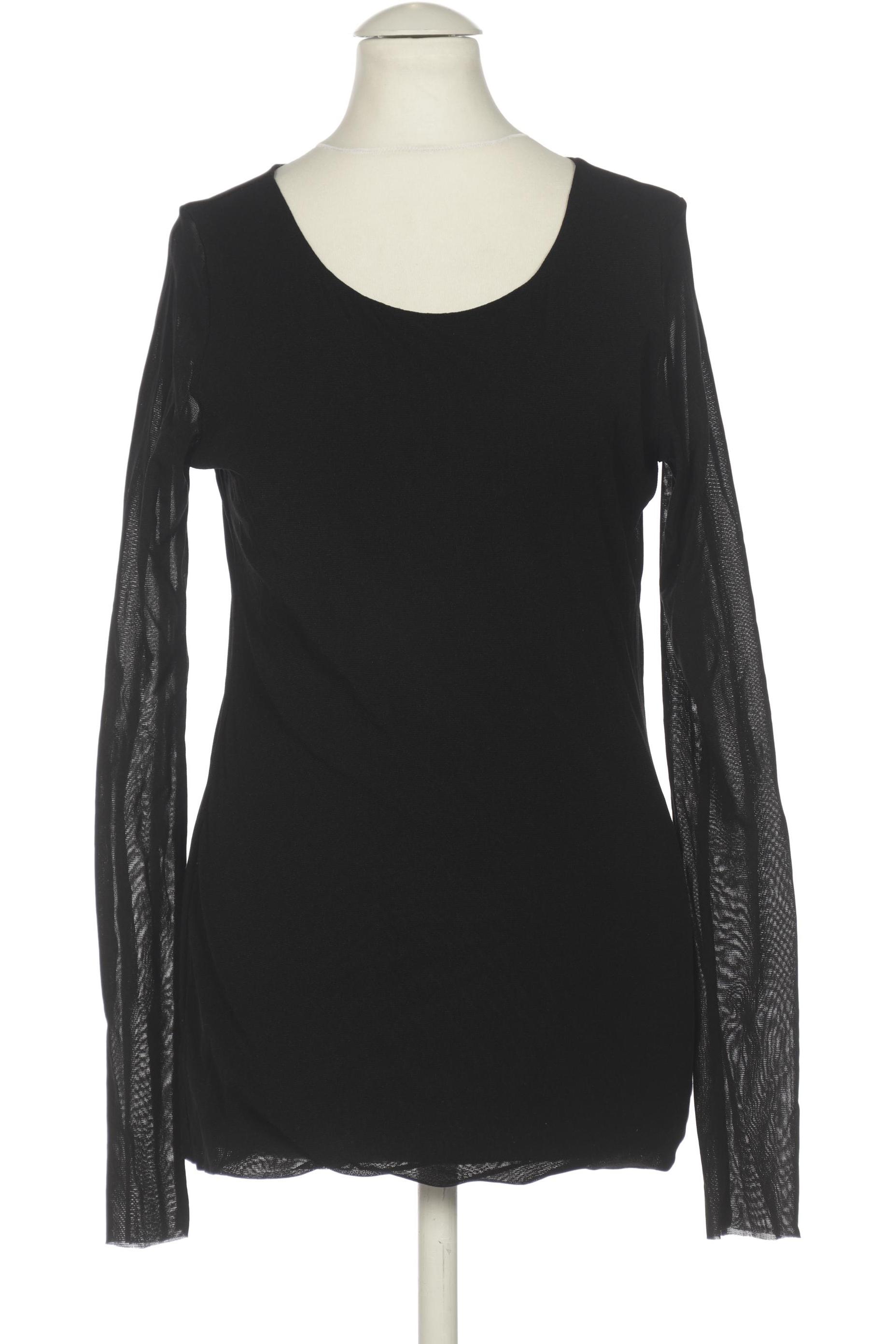 

Barbara Schwarzer Damen Langarmshirt, schwarz, Gr. 32