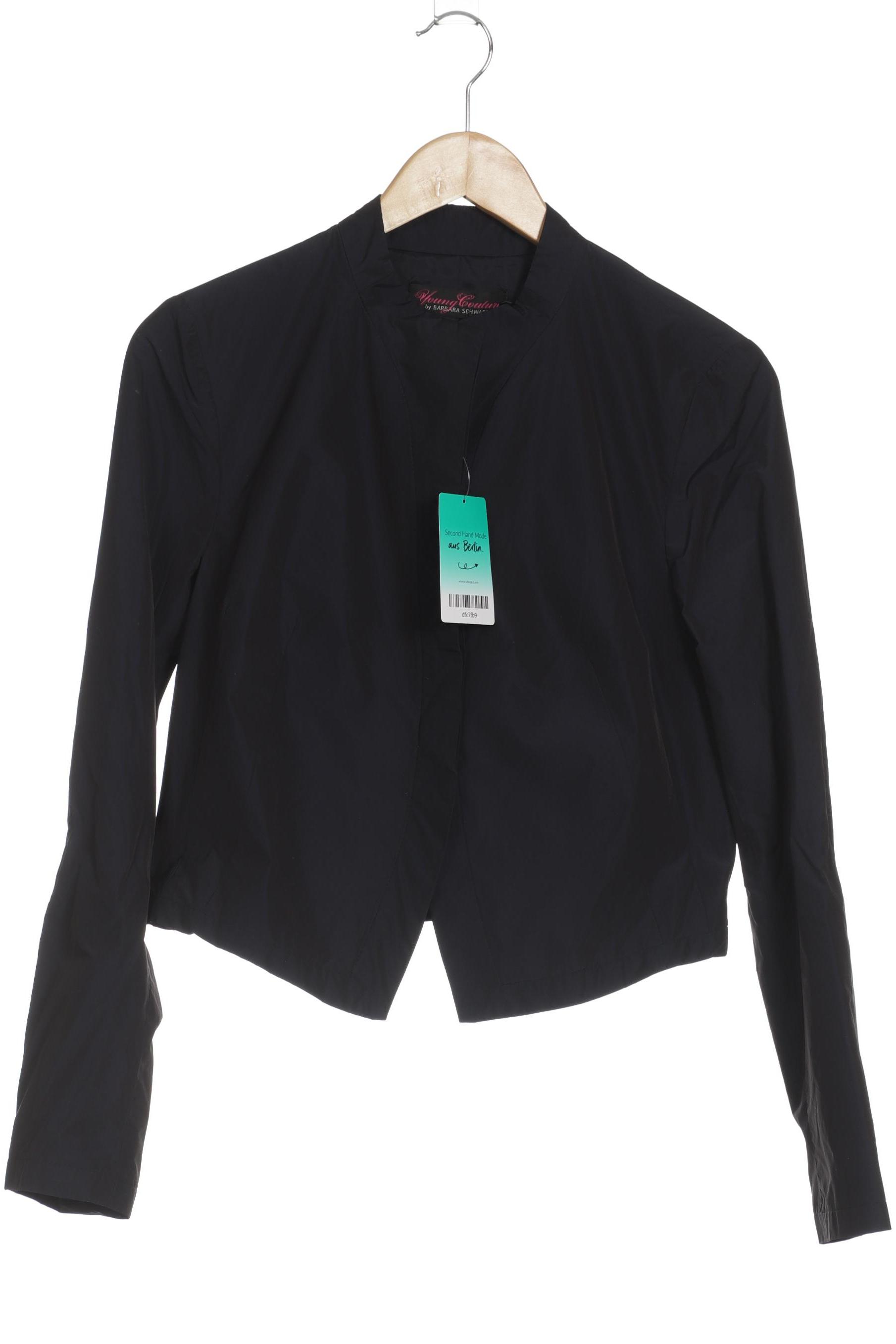 

Barbara Schwarzer Damen Blazer, blau, Gr. 38