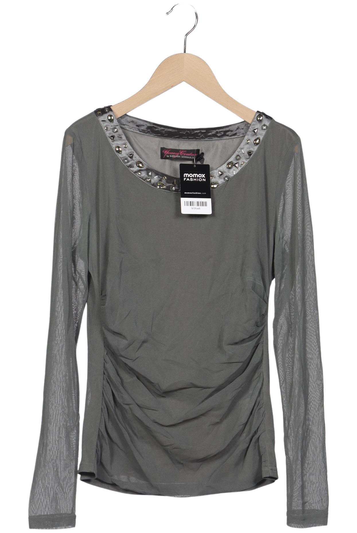 

Barbara Schwarzer Damen Langarmshirt, grün, Gr. 42