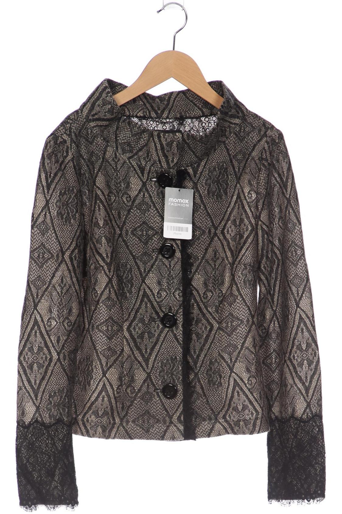 

Barbara Schwarzer Damen Strickjacke, grau, Gr. 34