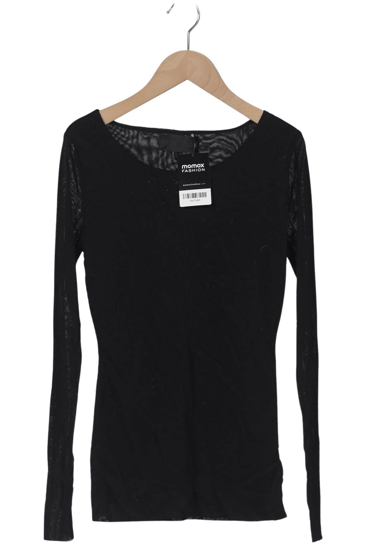

Barbara Schwarzer Damen Langarmshirt, schwarz, Gr. 38