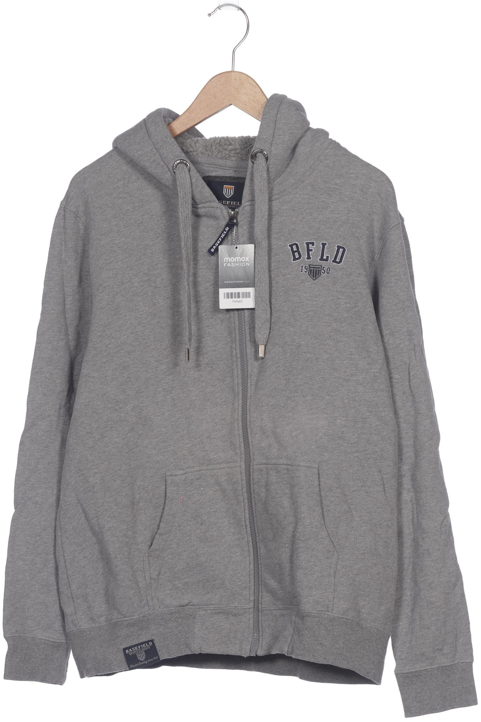 

Basefield Herren Kapuzenpullover, grau, Gr. 52