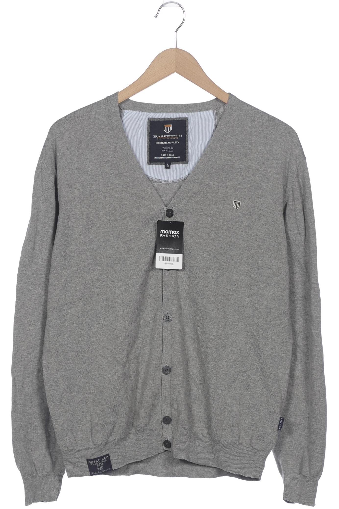 

Basefield Herren Strickjacke, grau, Gr. 52