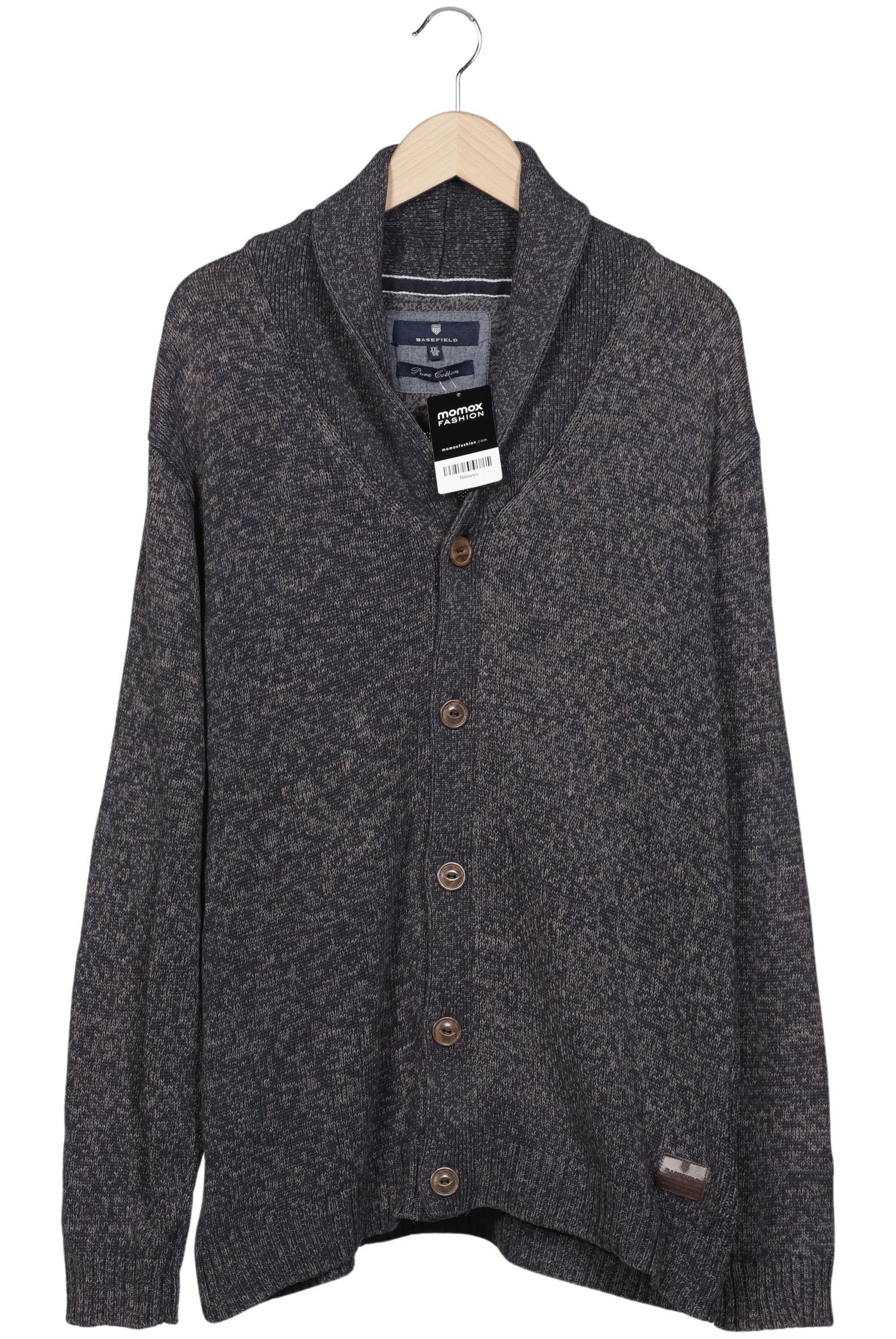 

Basefield Herren Strickjacke, grau, Gr. 56